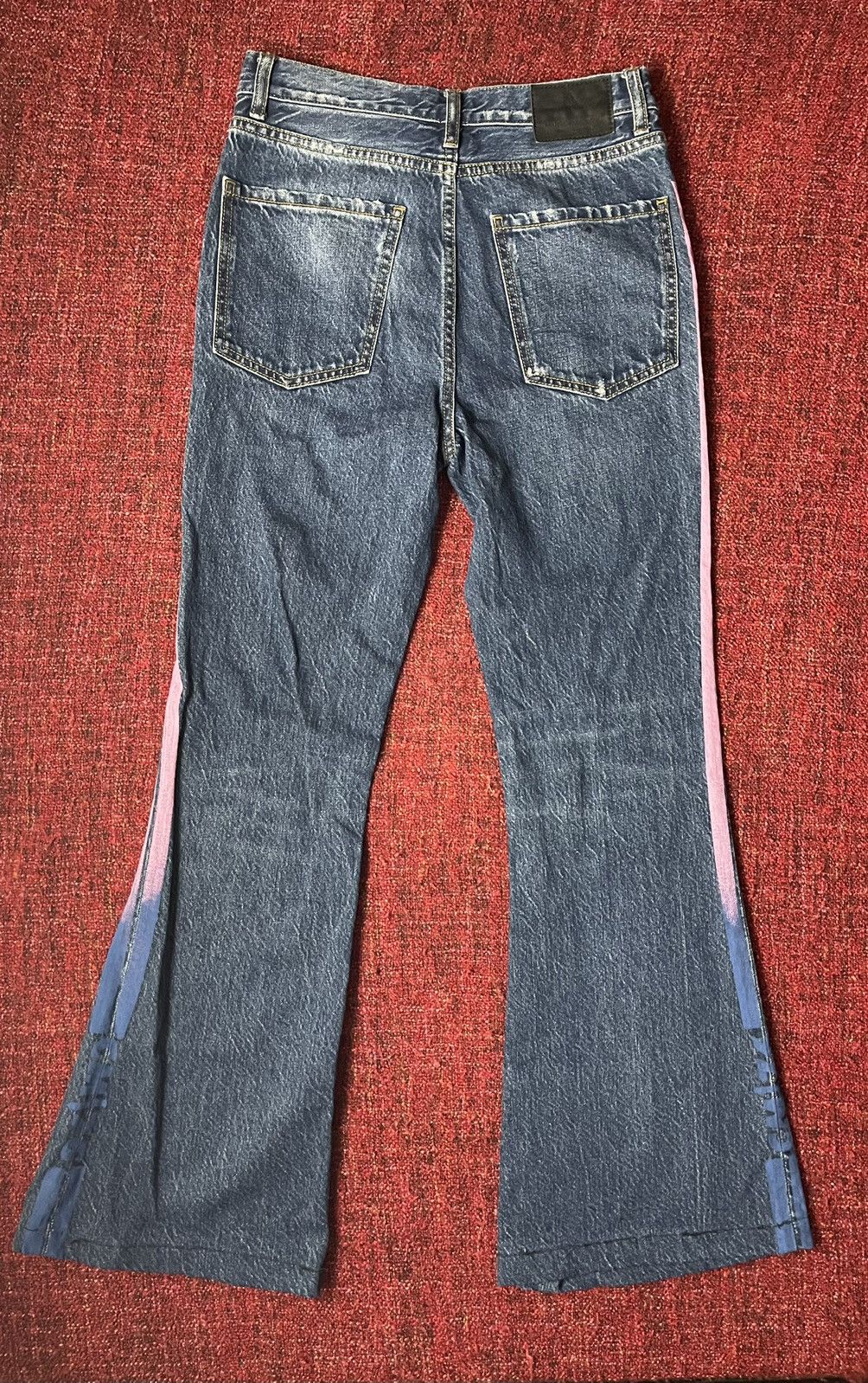 Designer Marcelo Burlon printed denim pants Size 26" / US 2 / IT 38 - 11 Thumbnail
