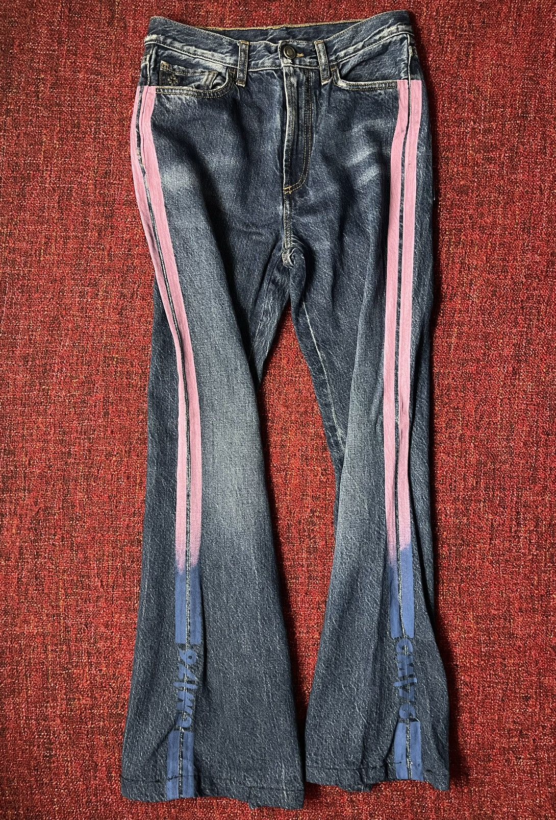 Designer Marcelo Burlon printed denim pants Size 26" / US 2 / IT 38 - 6 Thumbnail