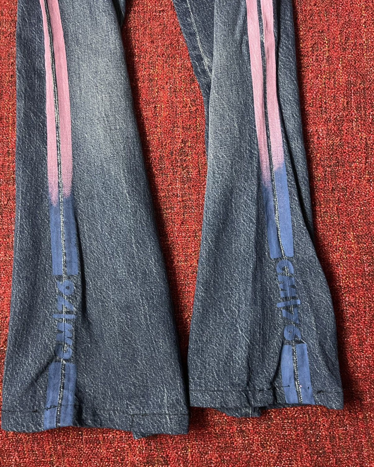Designer Marcelo Burlon printed denim pants Size 26" / US 2 / IT 38 - 7 Thumbnail