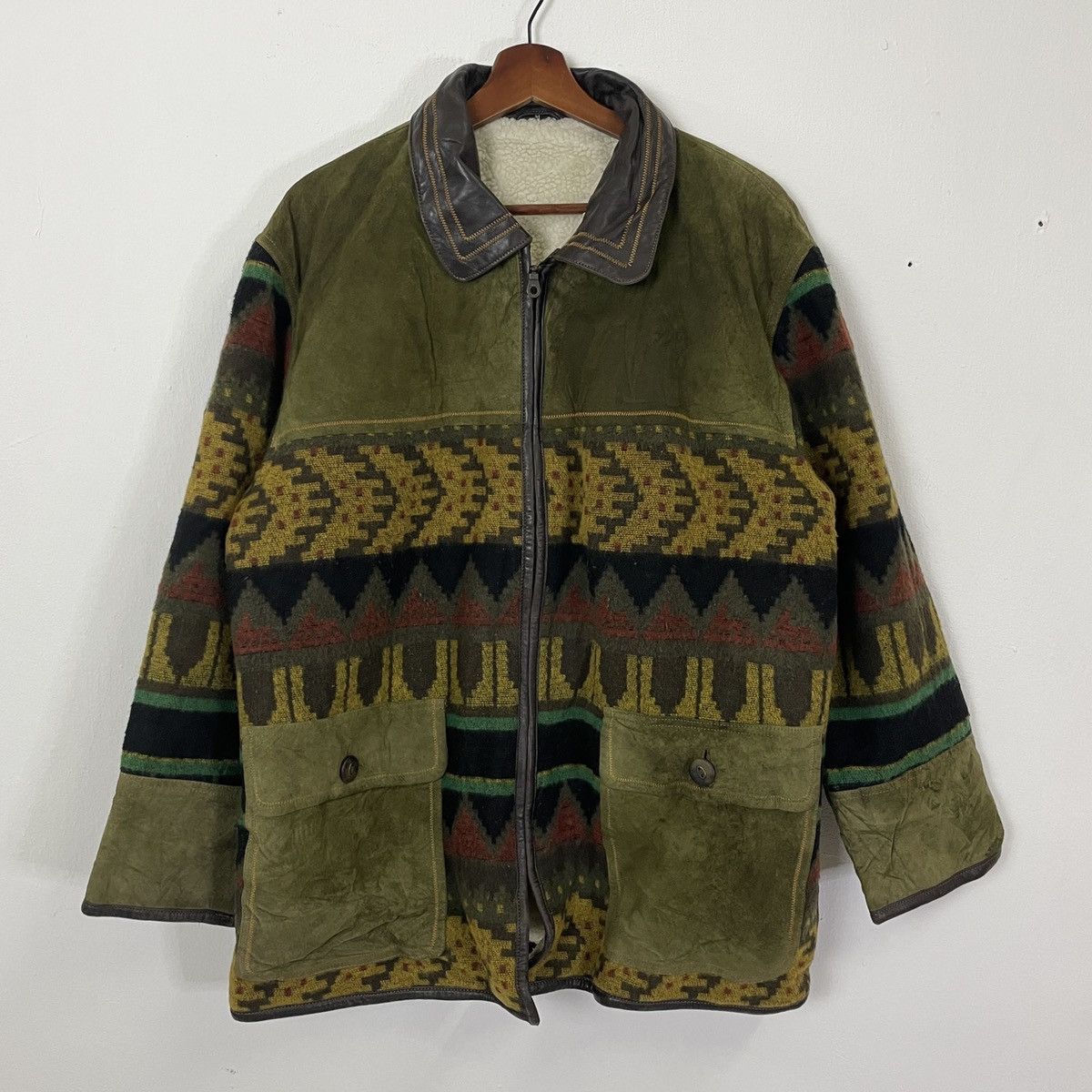 Japanese Brand Vintage Unbranded Zipper Ups Art Jacket Size US L / EU 52-54 / 3 - 2 Thumbnail