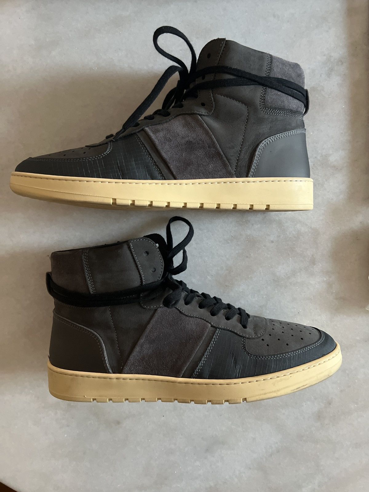 image of Collegium X Richie Le Pillar Destroyer Shoes in Grey, Men's (Size 9)