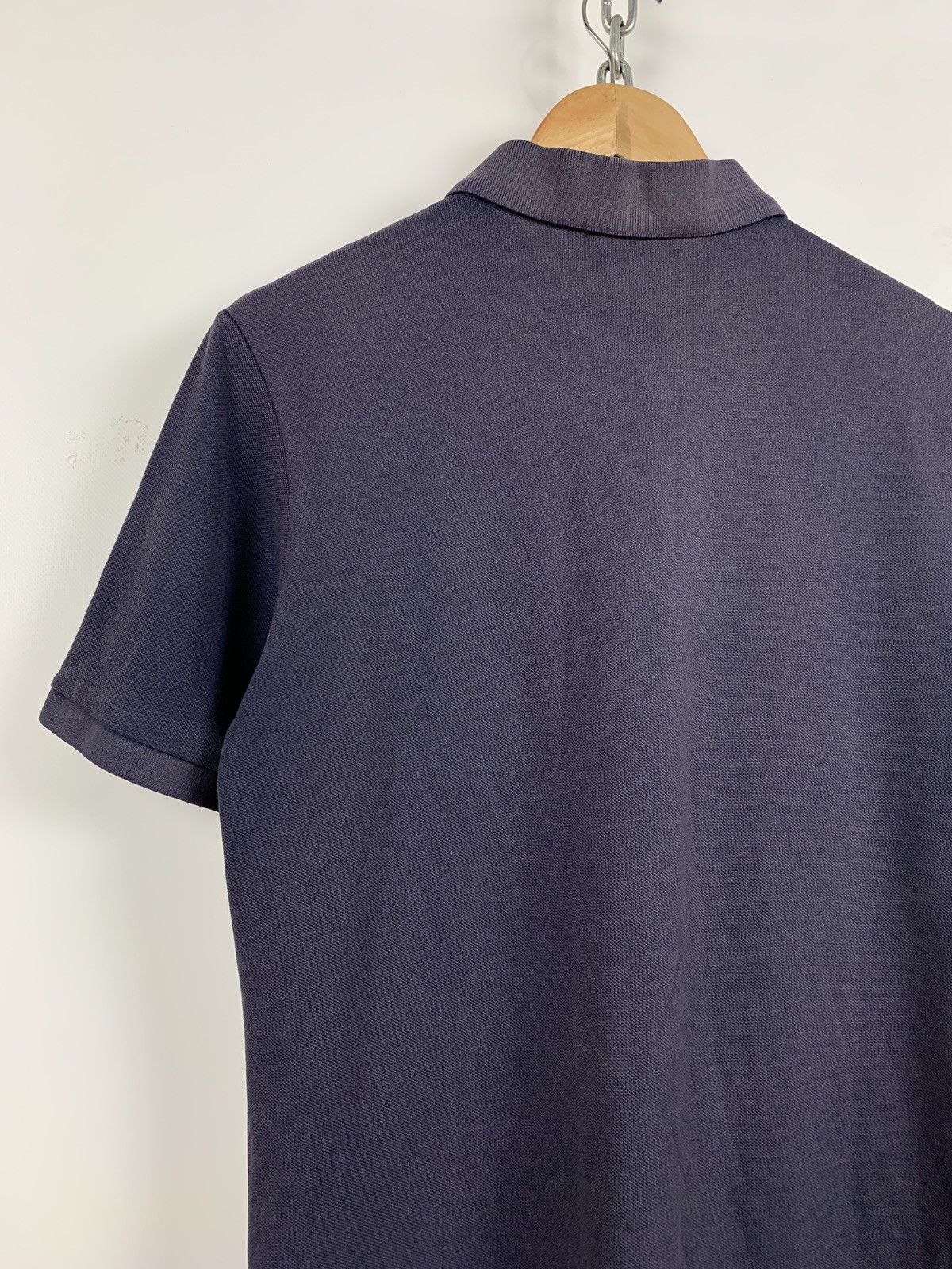 Vintage Vintage Yves Saint Laurent Big Logo Faded Blue Polo T-Shirt Size US M / EU 48-50 / 2 - 8 Thumbnail
