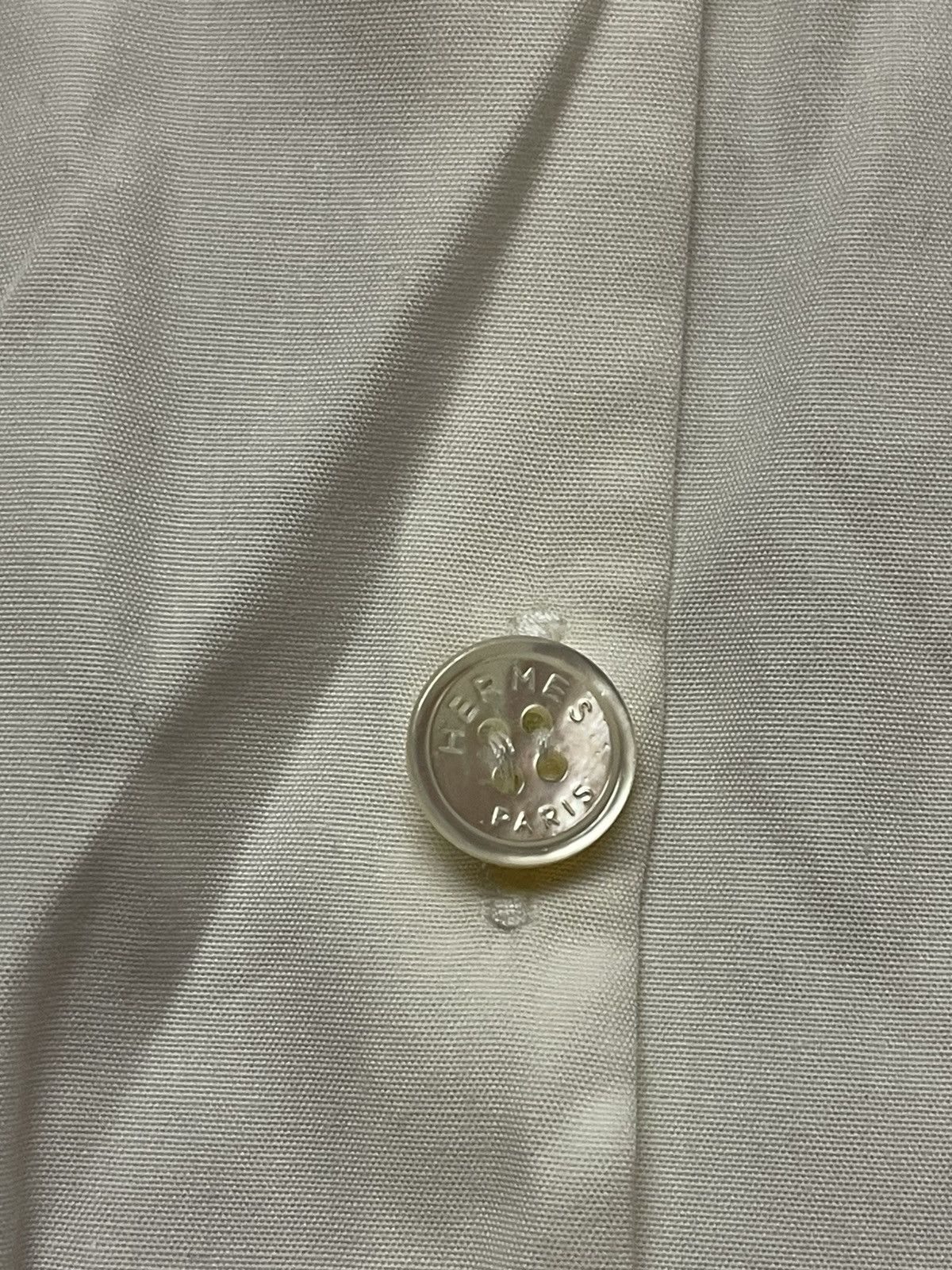 Designer × Hermes Hermes rare shirt blouse with wonderful sleeves Size S / US 4 / IT 40 - 3 Thumbnail
