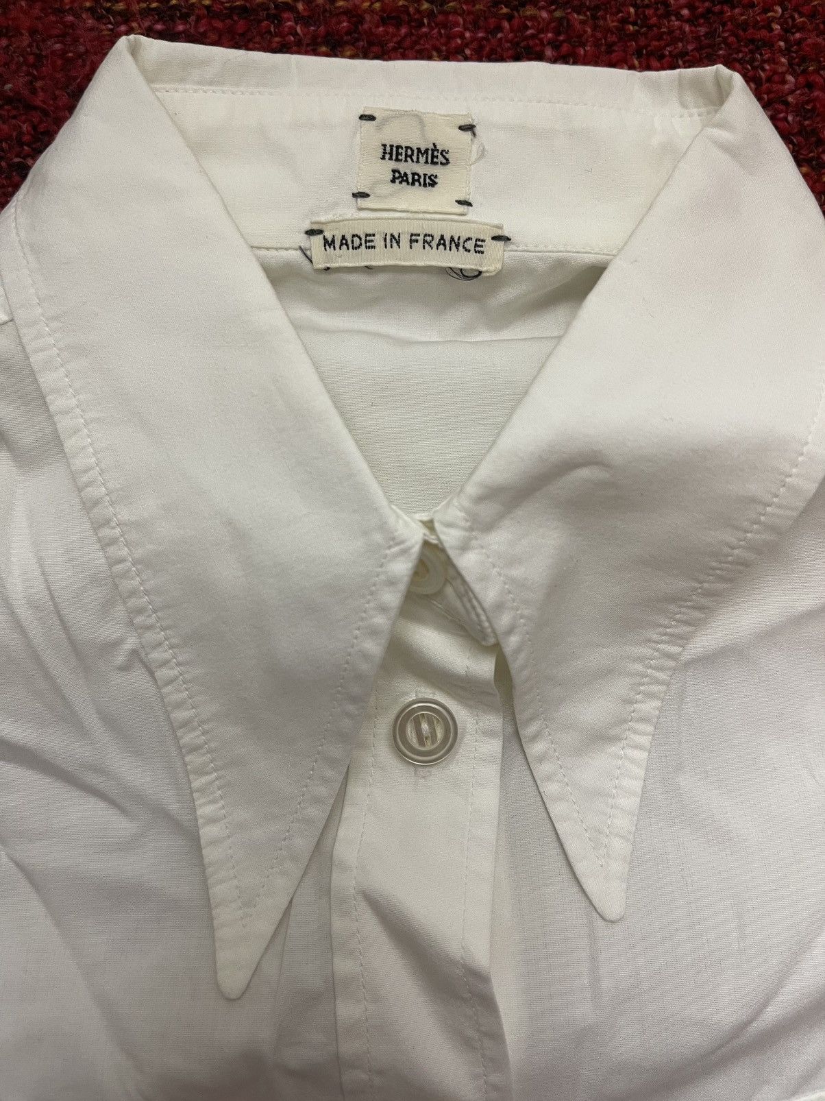 Hermes Hermes shirt blouse with pockets on bust Size XS / US 0-2 / IT 36-38 - 2 Thumbnail