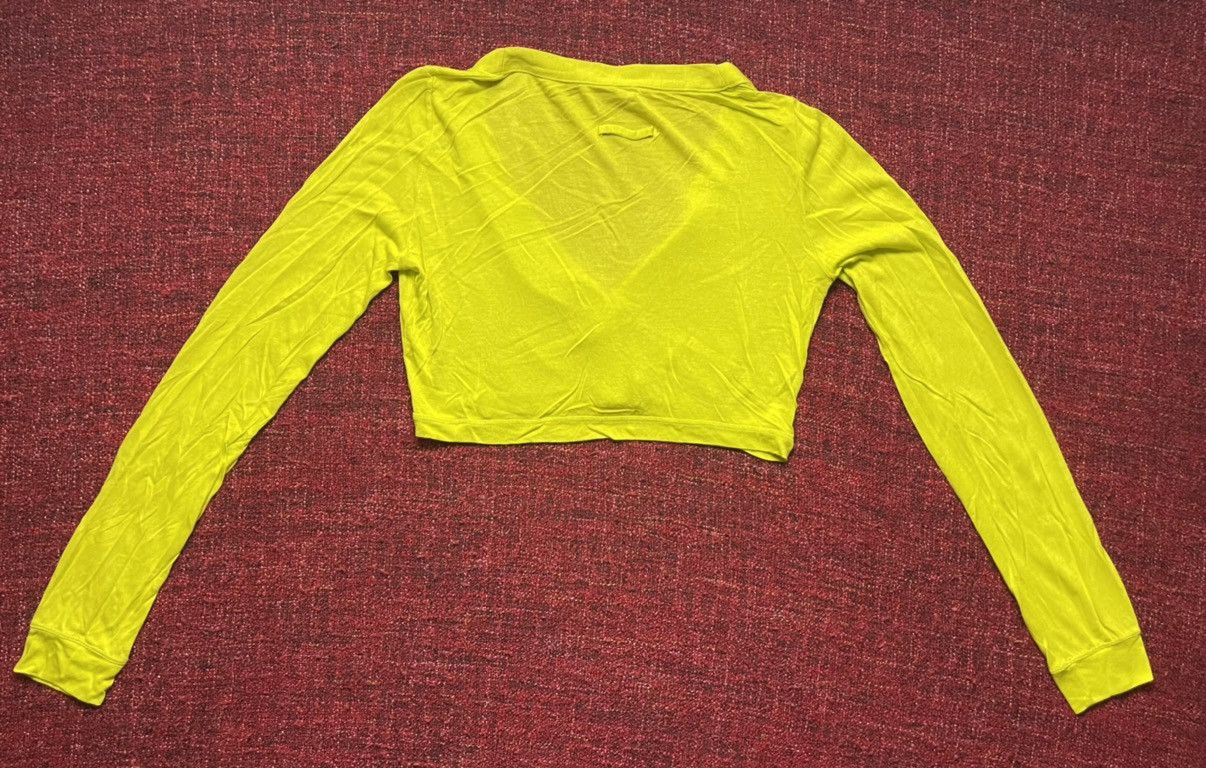 Jean Paul Gaultier × Vintage Jean Paul Gaultier JPG vintage 90s acid yellow cardigan Size XS / US 0-2 / IT 36-38 - 6 Thumbnail