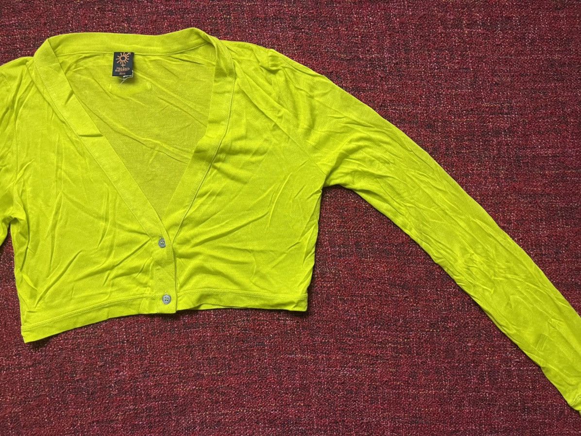 Jean Paul Gaultier × Vintage Jean Paul Gaultier JPG vintage 90s acid yellow cardigan Size XS / US 0-2 / IT 36-38 - 5 Thumbnail