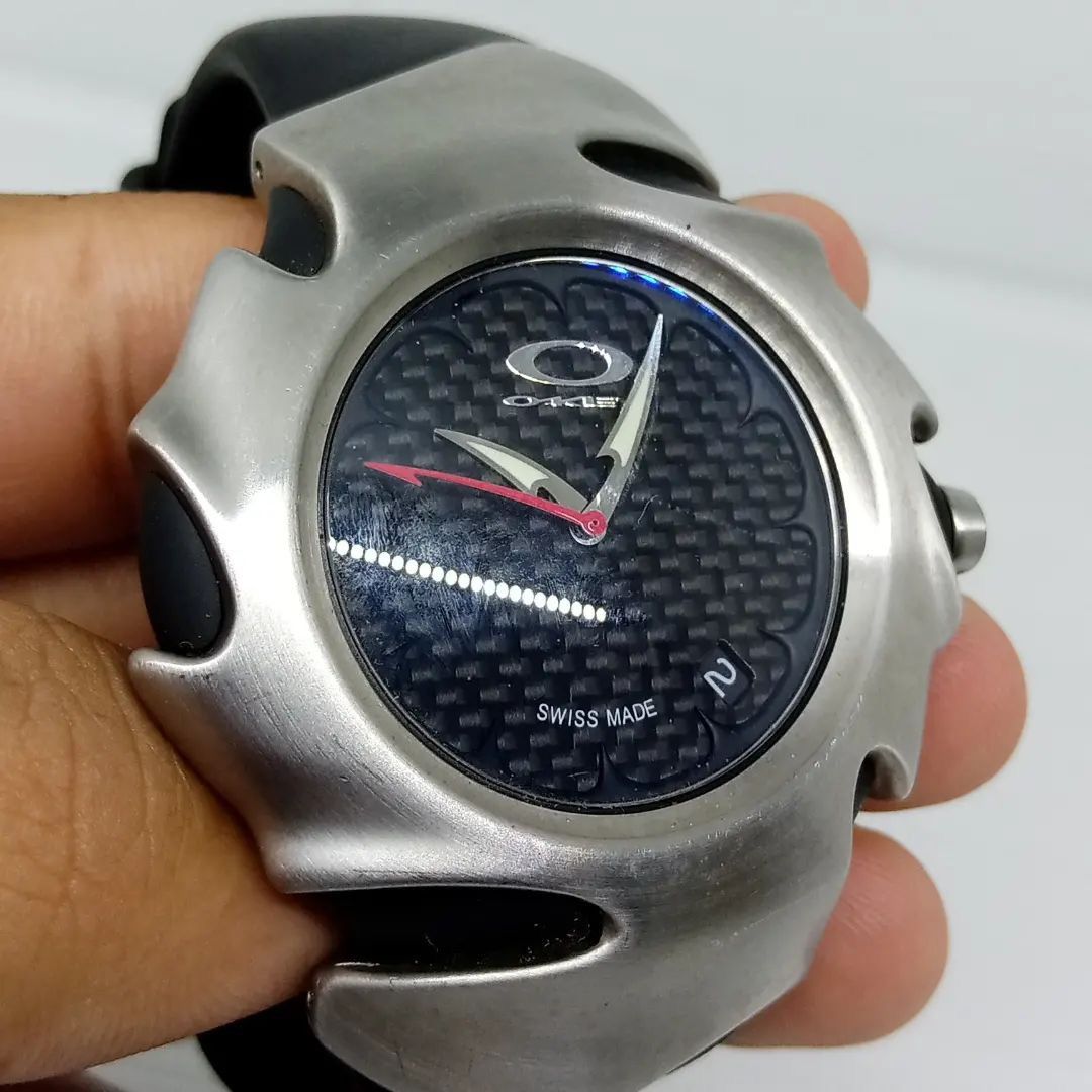 Vintage Oakley Blade Carbon Dial Watch Grailed