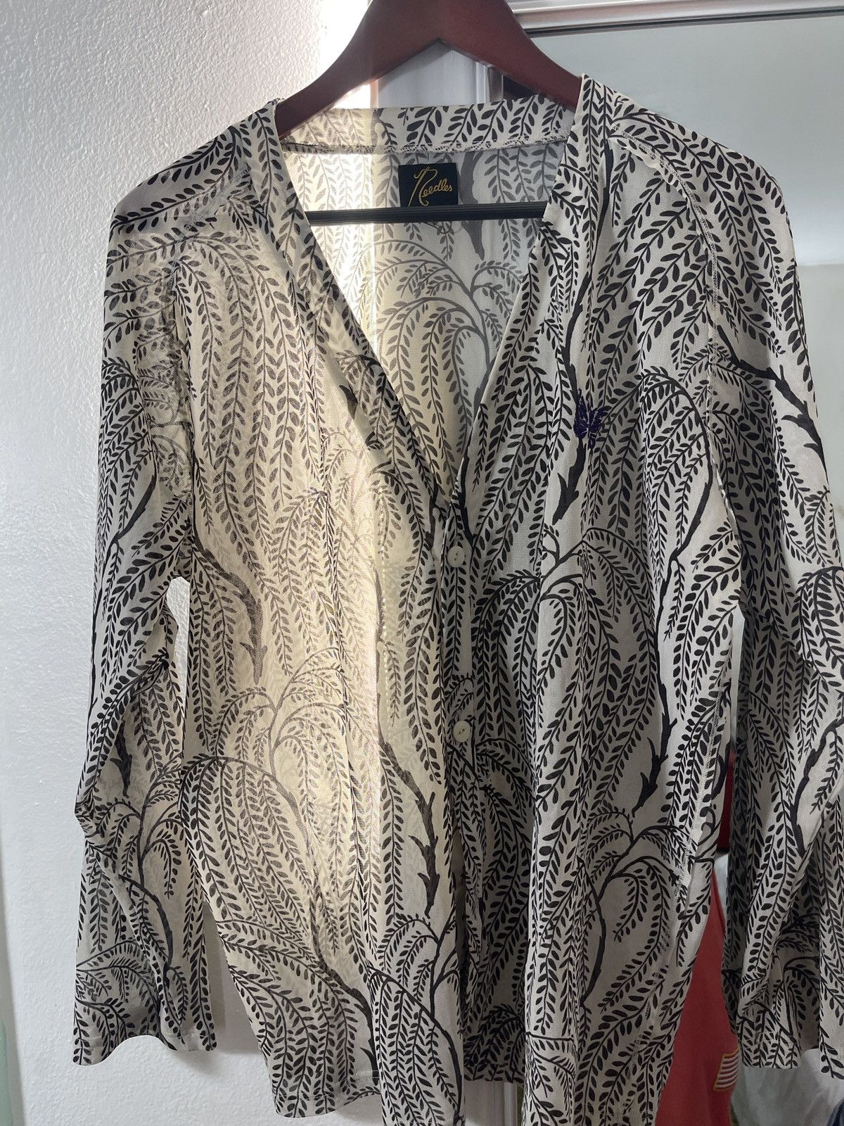 Needles Needles Black and White Mesh Cardigan Medium Size US M / EU 48-50 / 2 - 3 Thumbnail