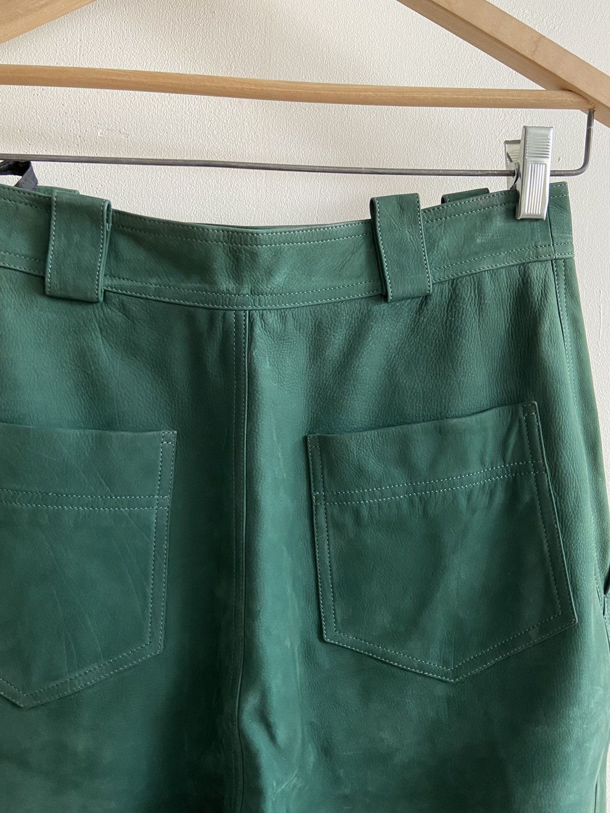 Loewe Loewe Suede Leather Pants Size 27" / US 4 / IT 40 - 7 Thumbnail