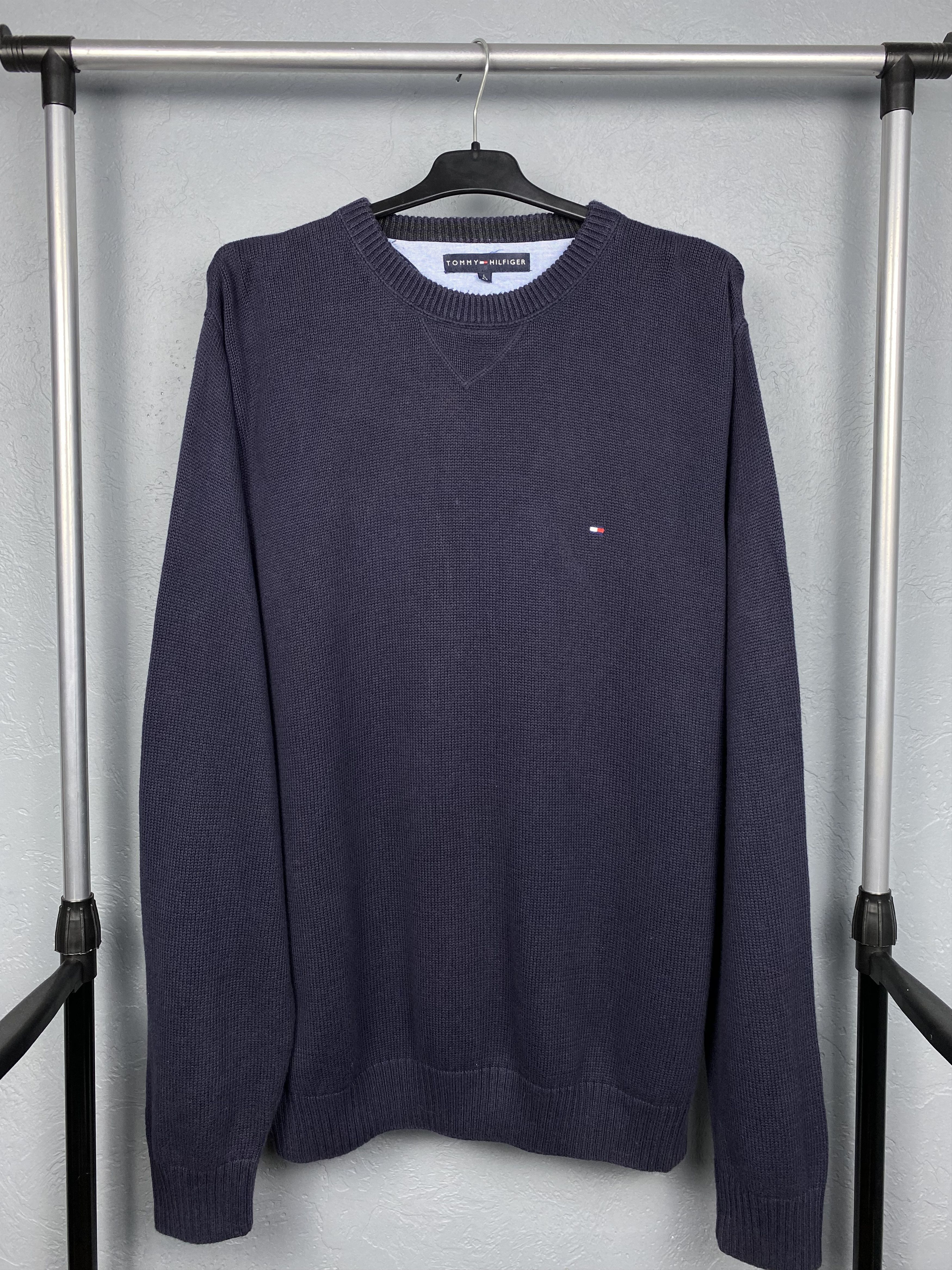 Tommy Hilfiger × Vintage Tommy Hilfiger Vintage Mens Knit Sweater Knitwear Size US L / EU 52-54 / 3 - 1 Thumbnail
