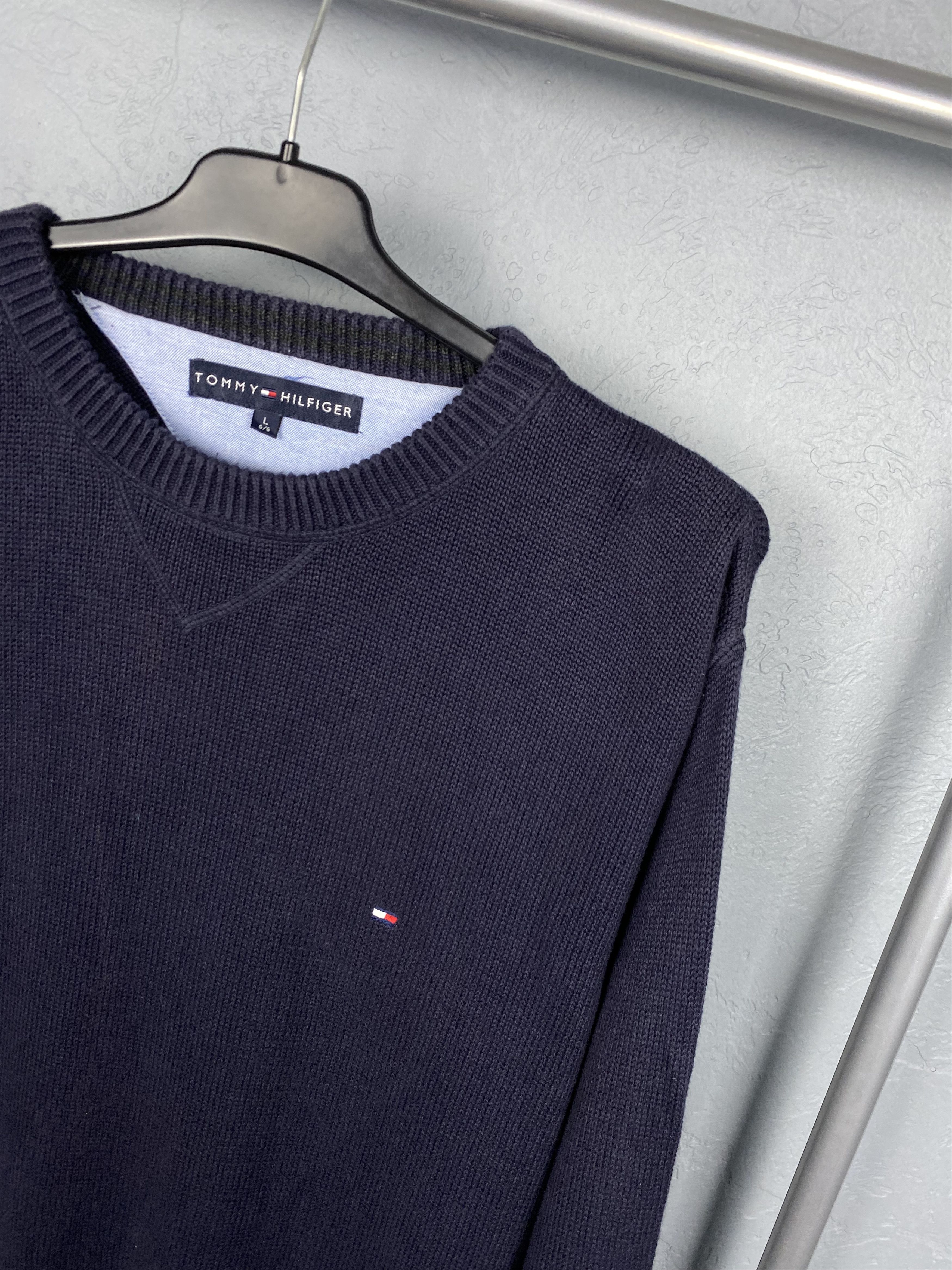 Tommy Hilfiger × Vintage Tommy Hilfiger Vintage Mens Knit Sweater Knitwear Size US L / EU 52-54 / 3 - 2 Thumbnail