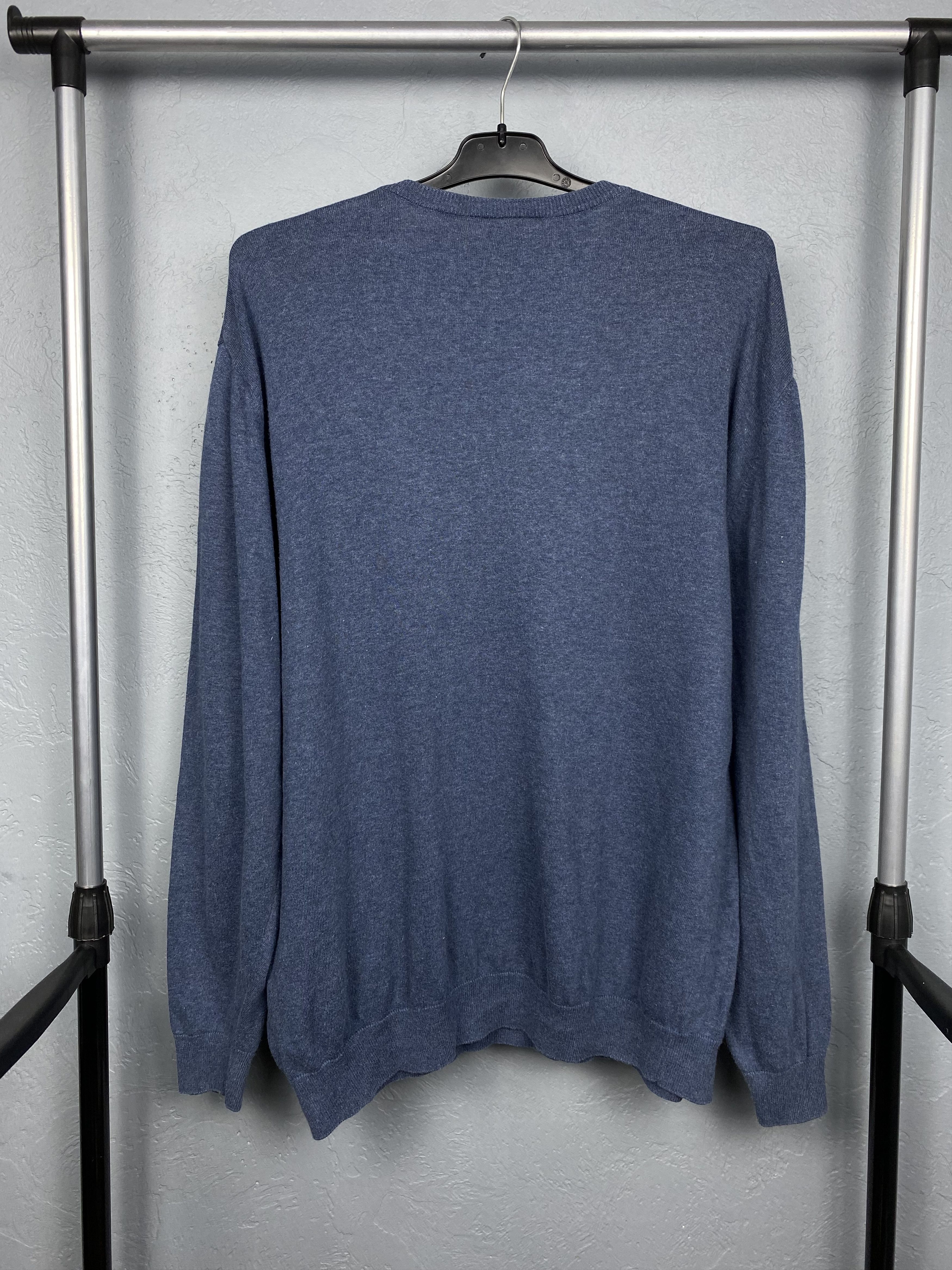 Lacoste × Vintage Lacoste Vintage Mens Crew Neck Knit Sweater Size US XL / EU 56 / 4 - 6 Thumbnail