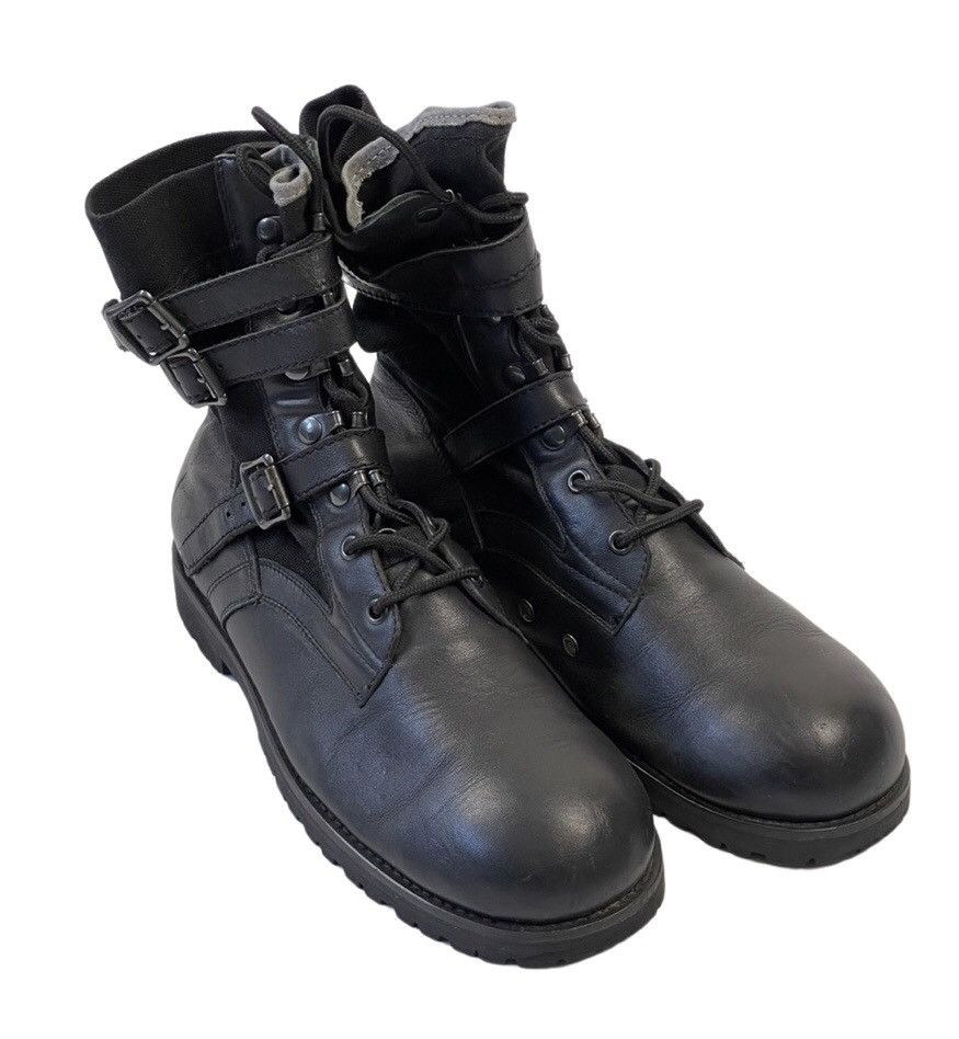 Number (N)ine SS06 Strapped Combat Boots | Grailed