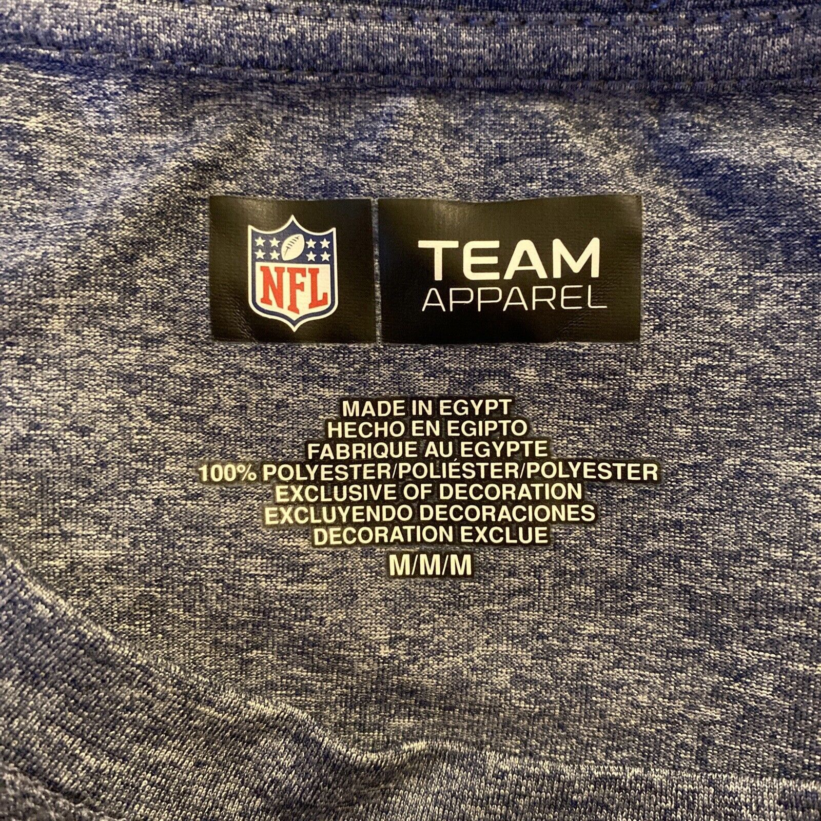 Other Team Apparel Men's NFL Chicago Bears Navy T-Shirt Short Sle Size US M / EU 48-50 / 2 - 4 Thumbnail