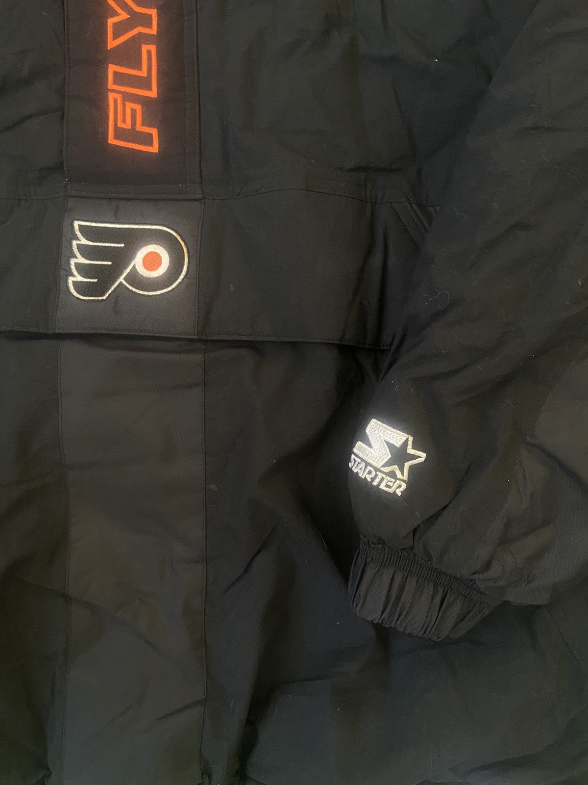 NHL Vintage Flyers Starter Pullover Jacket Size US XL / EU 56 / 4 - 2 Thumbnail
