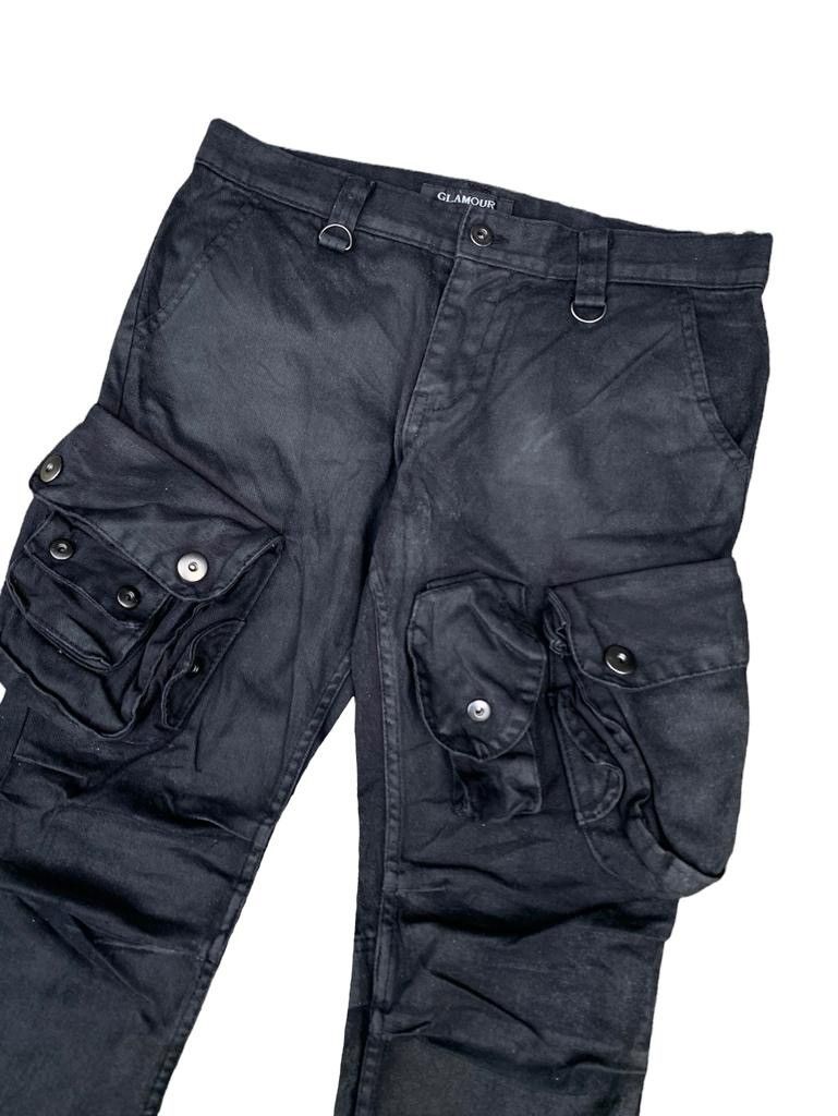 🔥SEND OFFER🔥Glamour 3D Multipocket Denim Cargo Pants
