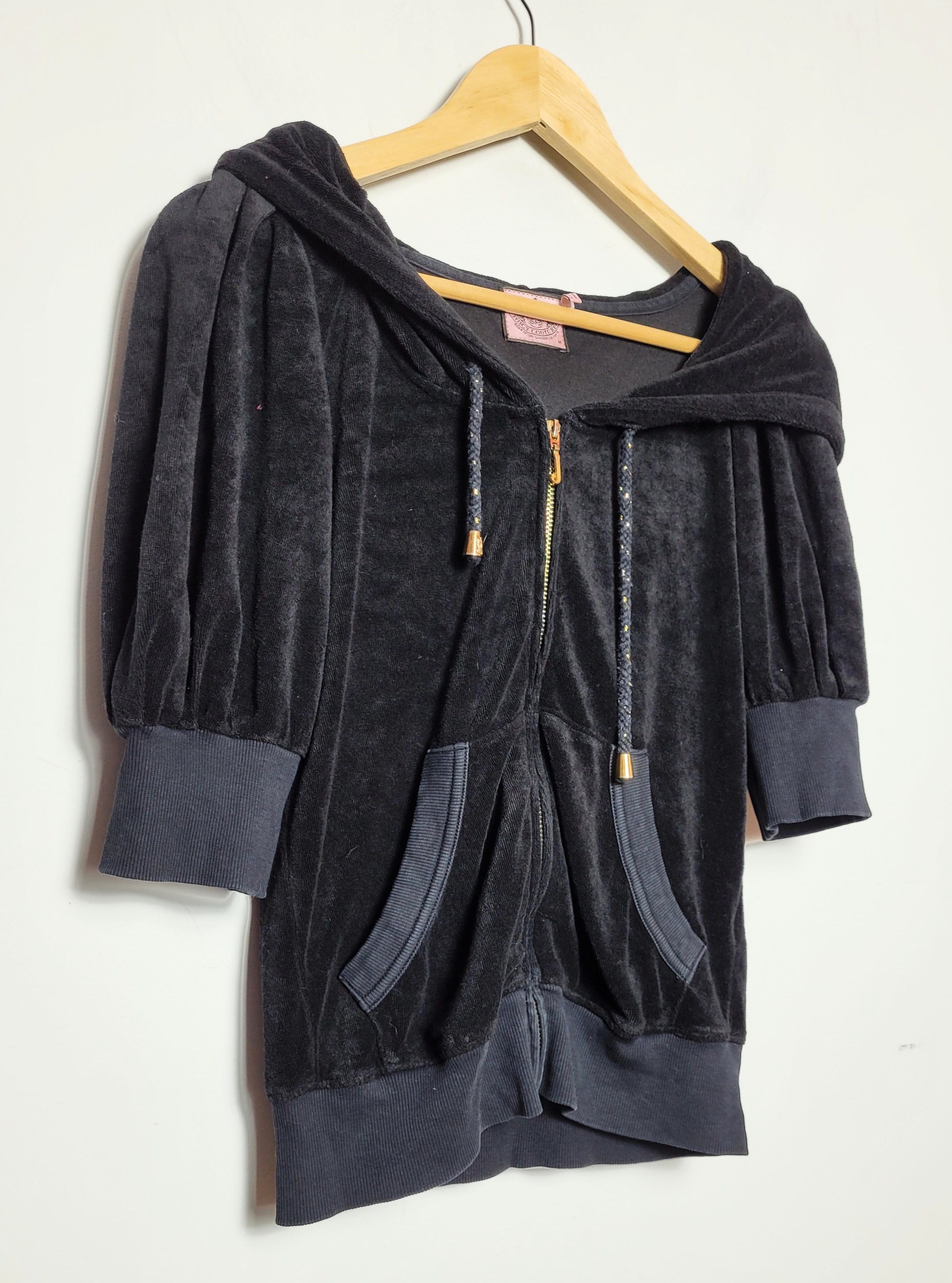 Juicy Couture × Vintage Juicy Couture Juicy Girl vintage velour hoodie Size M / US 6-8 / IT 42-44 - 4 Thumbnail