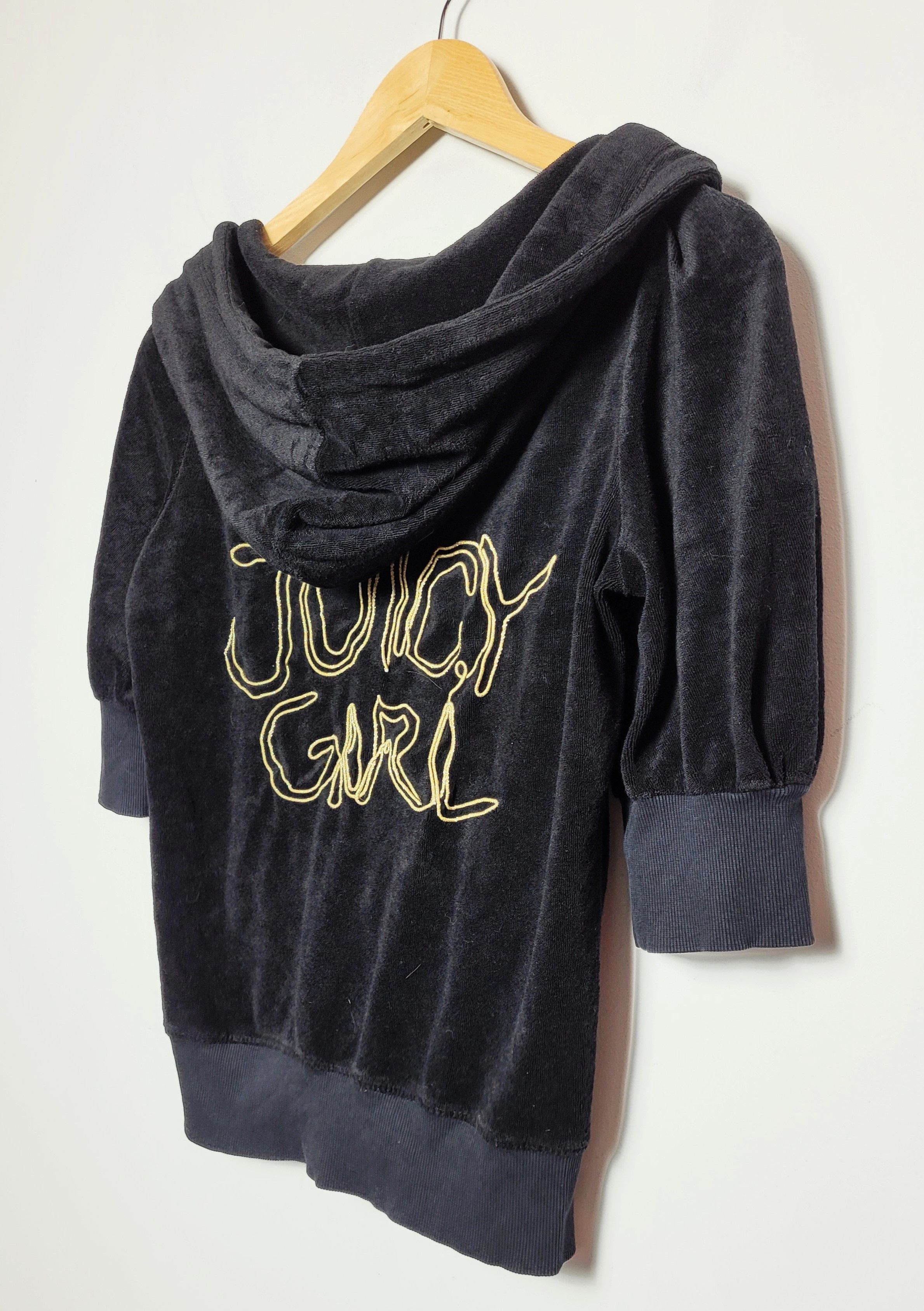 Juicy Couture × Vintage Juicy Couture Juicy Girl vintage velour hoodie Size M / US 6-8 / IT 42-44 - 7 Thumbnail