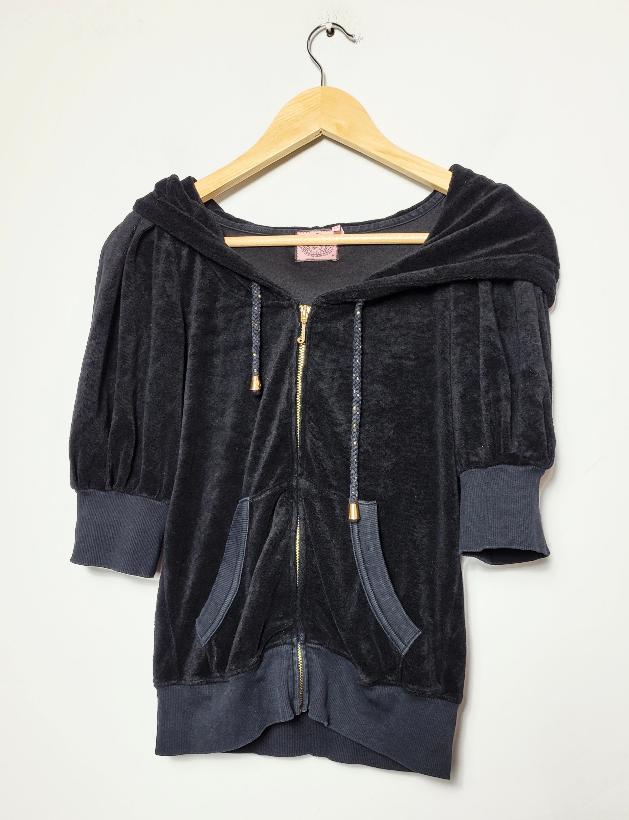 Juicy Couture × Vintage Juicy Couture Juicy Girl vintage velour hoodie Size M / US 6-8 / IT 42-44 - 2 Thumbnail