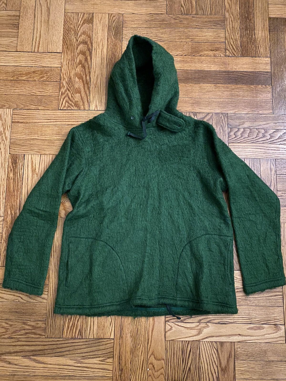 Engineered Garments × Nepenthes Hoodie - Green Poly Mohair Size US M / EU 48-50 / 2 - 1 Thumbnail