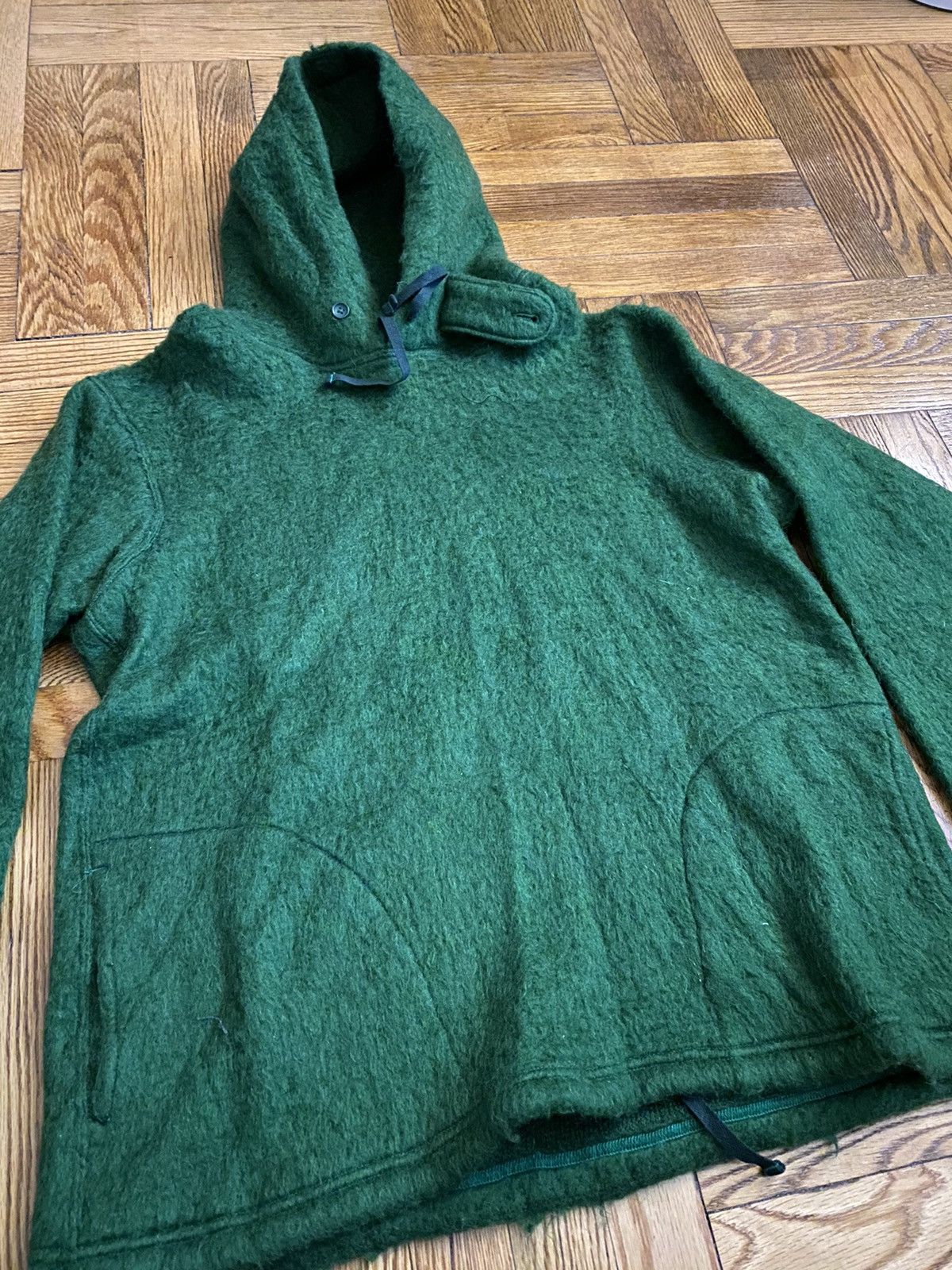 Engineered Garments × Nepenthes Hoodie - Green Poly Mohair Size US M / EU 48-50 / 2 - 2 Thumbnail