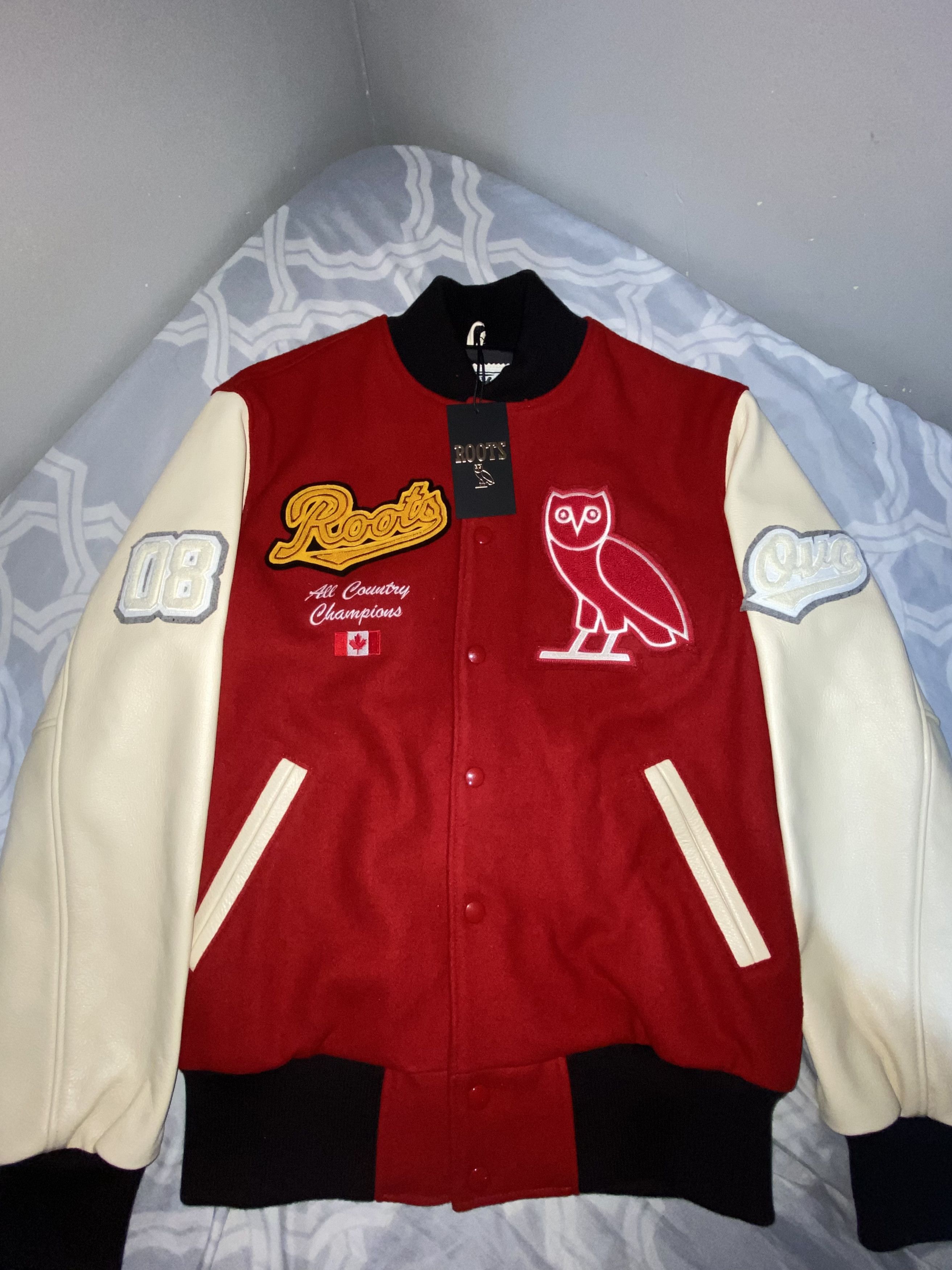 Octobers Very Own Ovoroots Varsity Jacket Grailed 1379