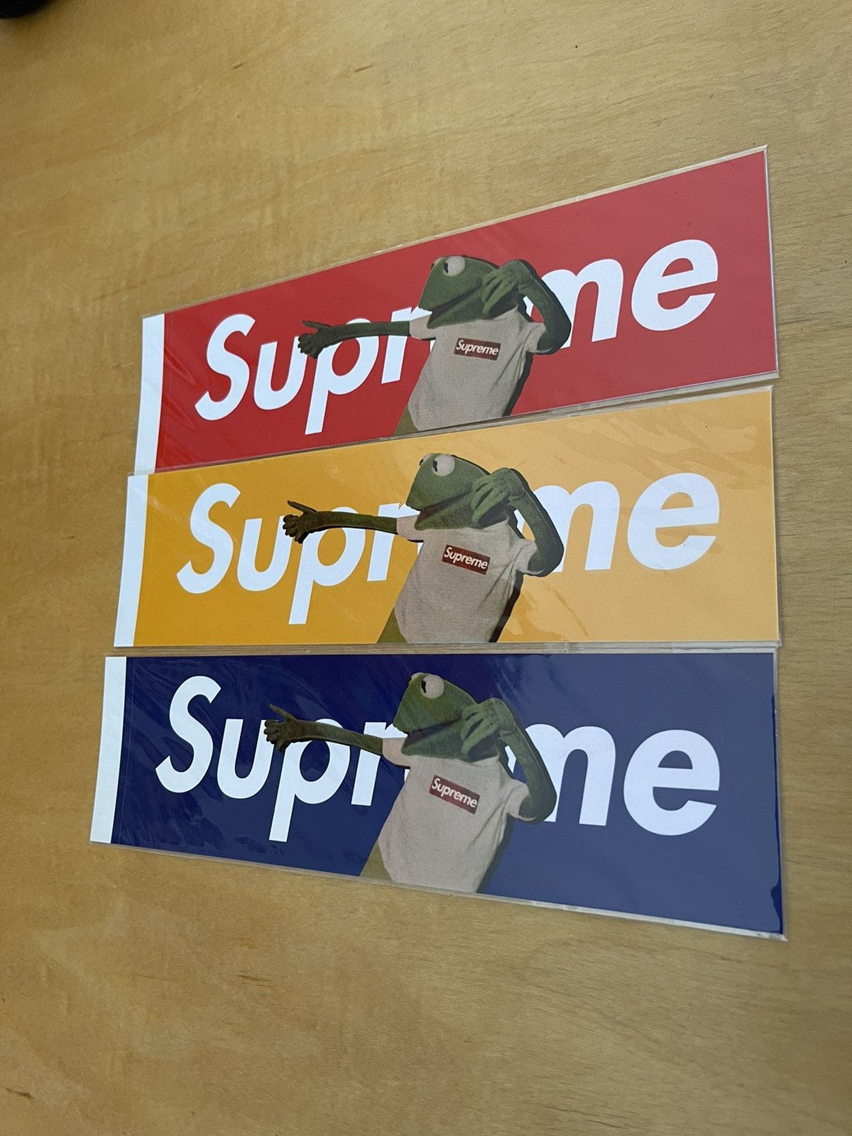 Supreme Kermit Box Logo Sticker | Grailed
