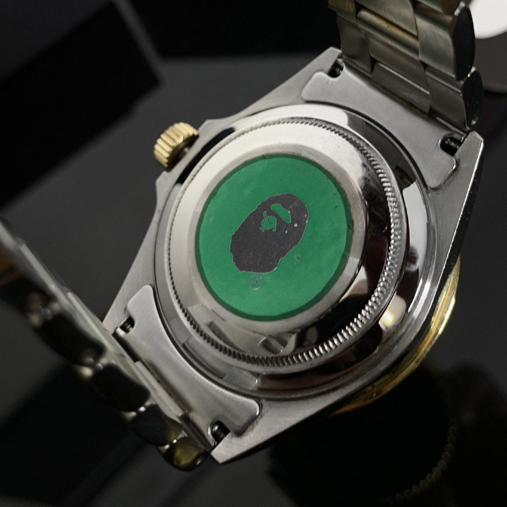 Bape BAPEX TYPE 1 Watch 2-Tone (Gold/Silver) | Grailed