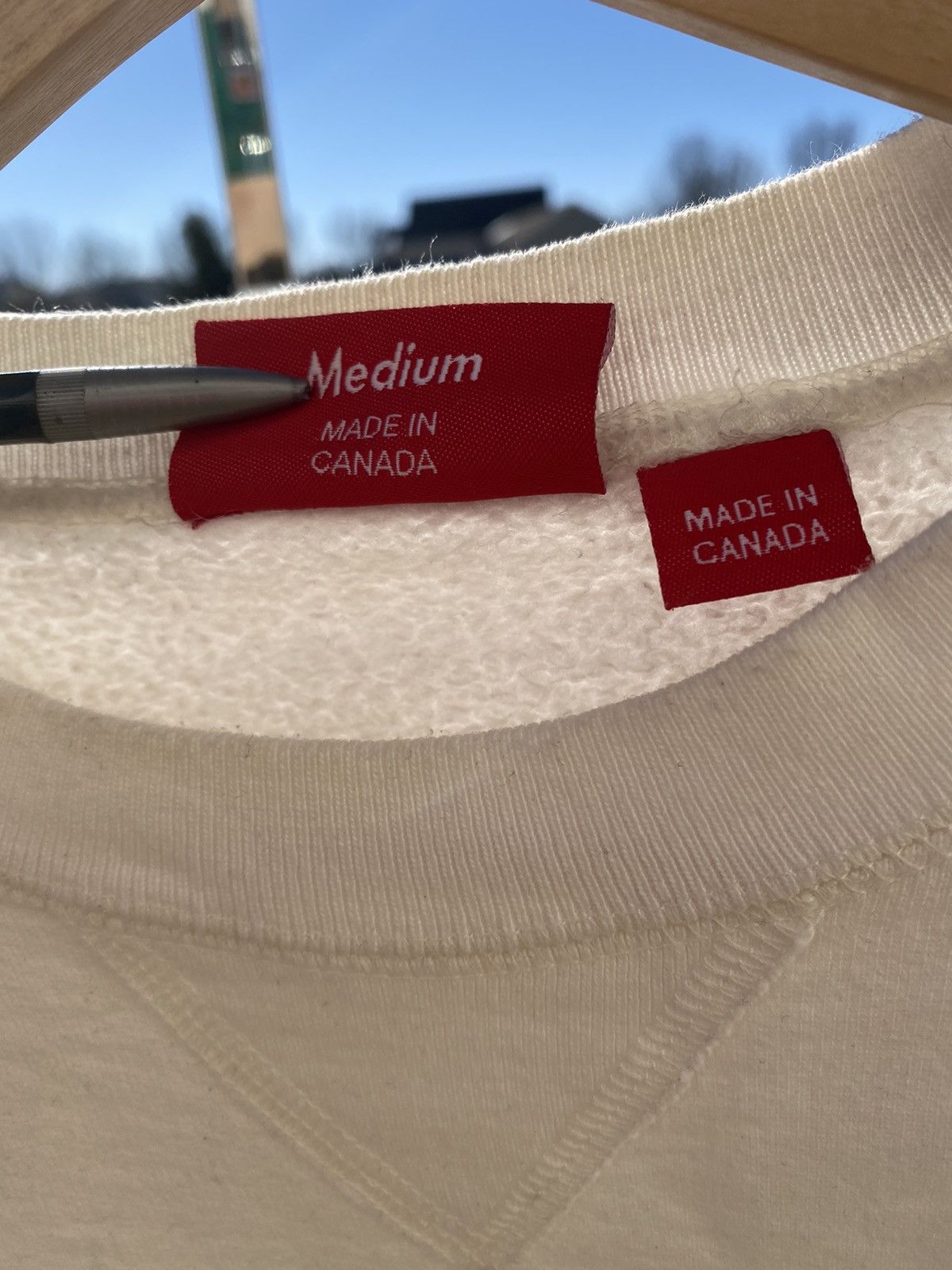 Supreme Supreme Phantom Crewneck 2010 White Vintage Size US M / EU 48-50 / 2 - 2 Thumbnail
