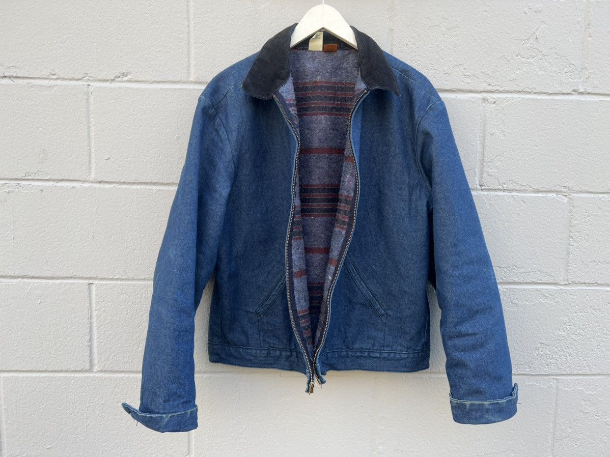 Vintage × Wrangler Vintage Big Ben Wrangler Denim Jacket Size US L / EU 52-54 / 3 - 3 Thumbnail