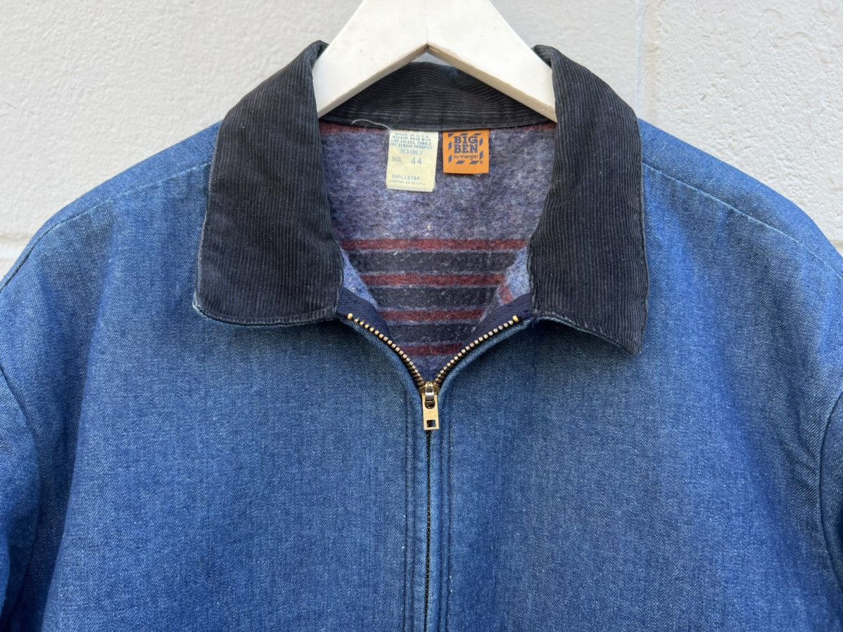 Vintage × Wrangler Vintage Big Ben Wrangler Denim Jacket Size US L / EU 52-54 / 3 - 2 Thumbnail