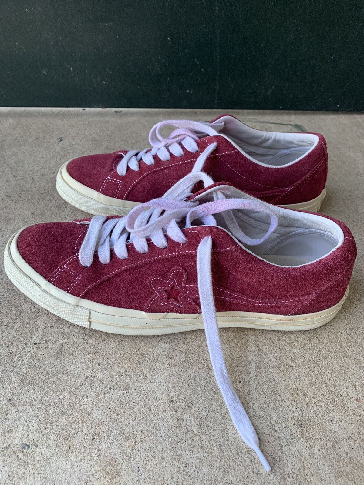 Converse Golf Wang Golf le Fleur Converse X Golf Le Fleur Maroon Red Grailed