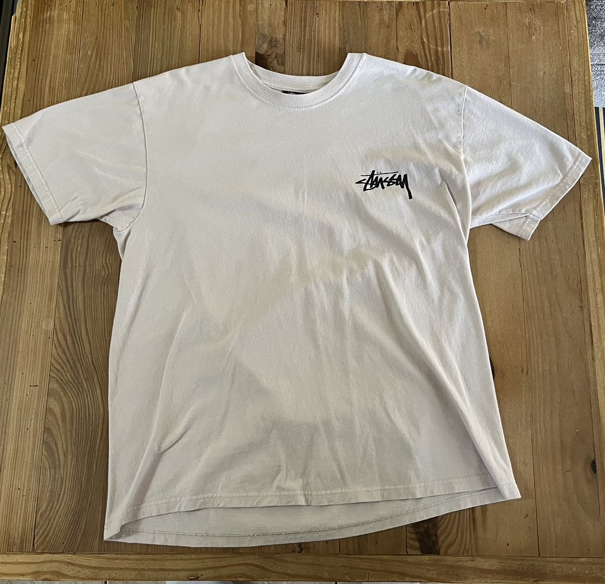 ◆LEE◆ Dice Logo T-Shirt Beige Stussy Stussy Beige Dice Tee | Grailed
