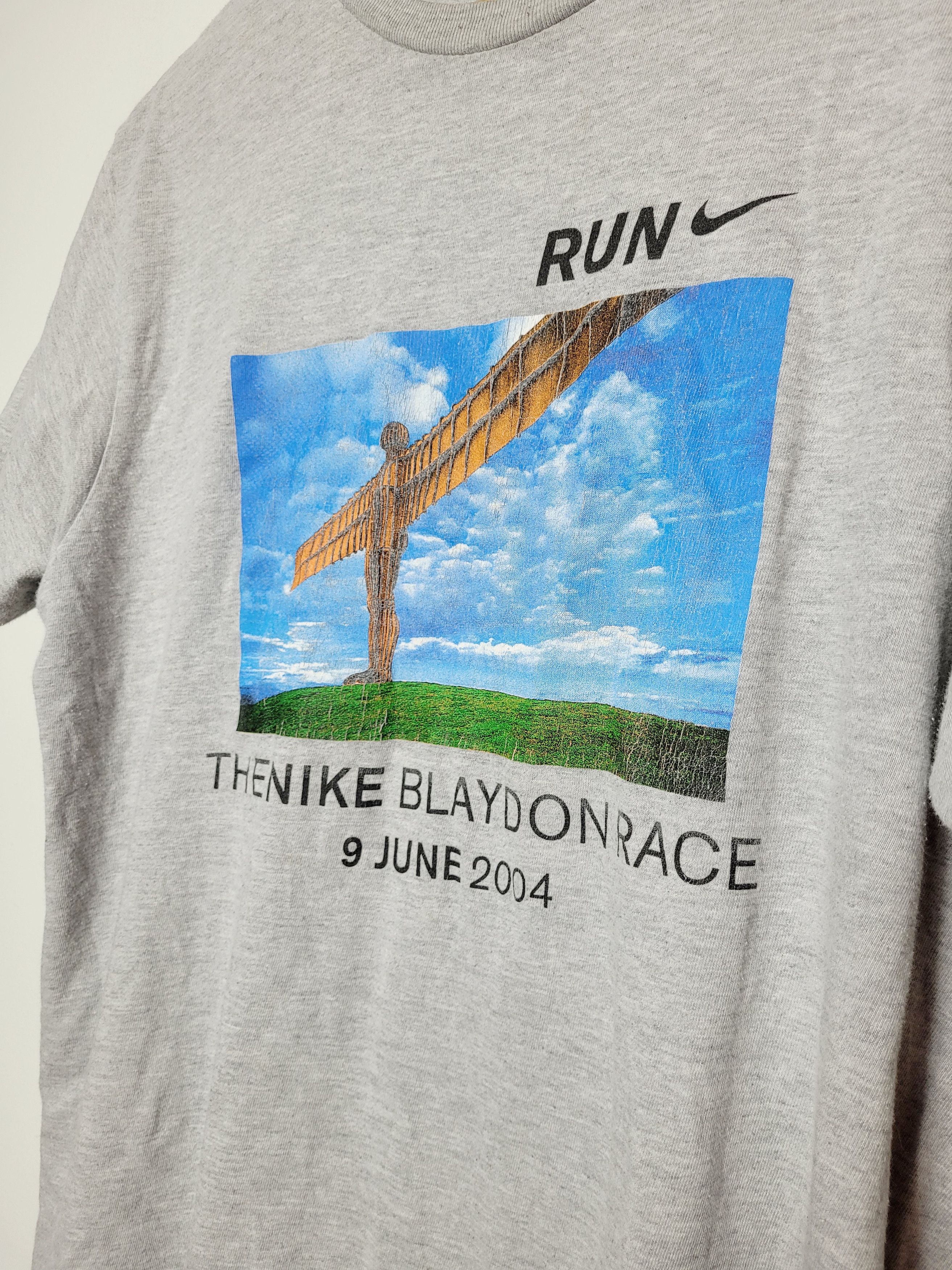 Nike Nike Blaydon Race 2004 vintage t-shirt Size US L / EU 52-54 / 3 - 3 Thumbnail