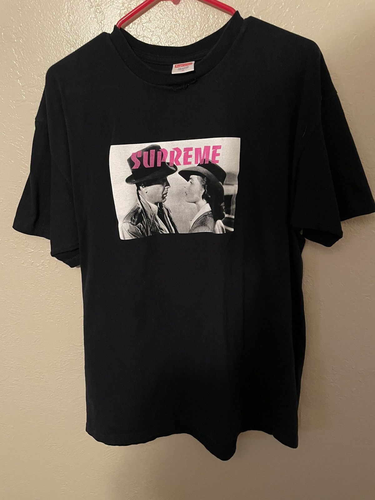 ss12 supreme navy casablanca t shirt