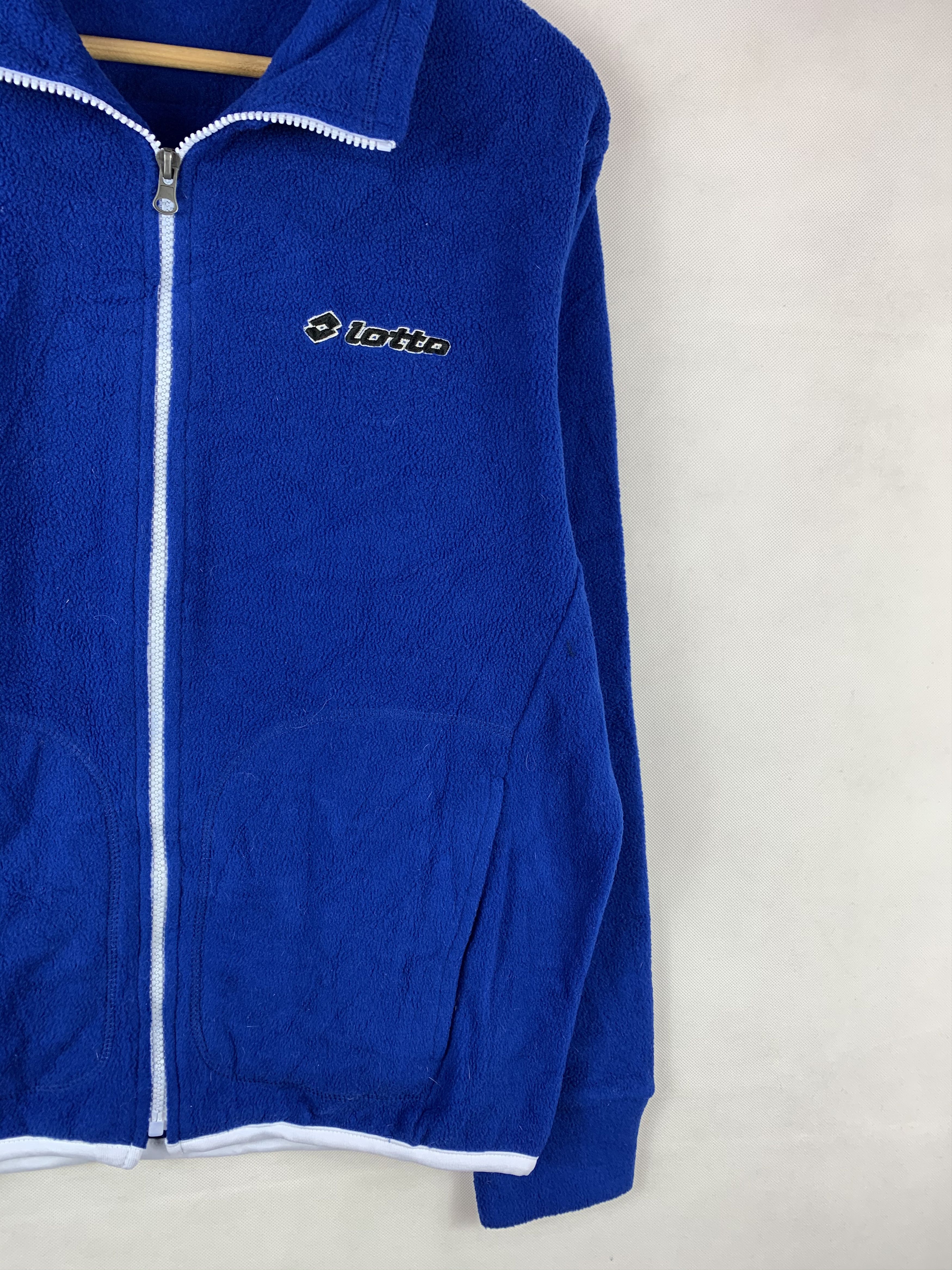 Lotto Sport 🔥Vintage Lotto Fleece Zipper Jacket Size US L / EU 52-54 / 3 - 4 Thumbnail