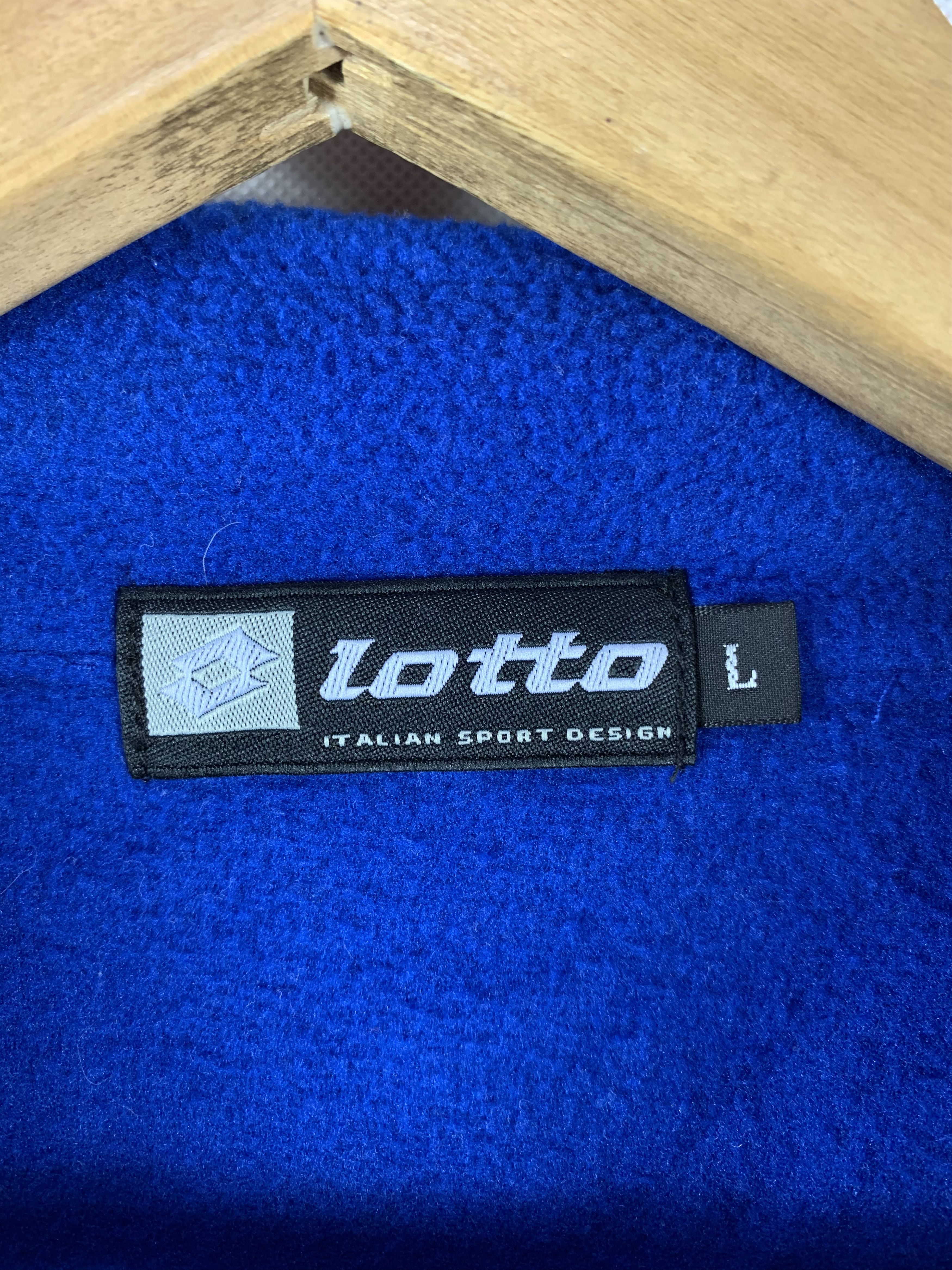 Lotto Sport 🔥Vintage Lotto Fleece Zipper Jacket Size US L / EU 52-54 / 3 - 3 Thumbnail