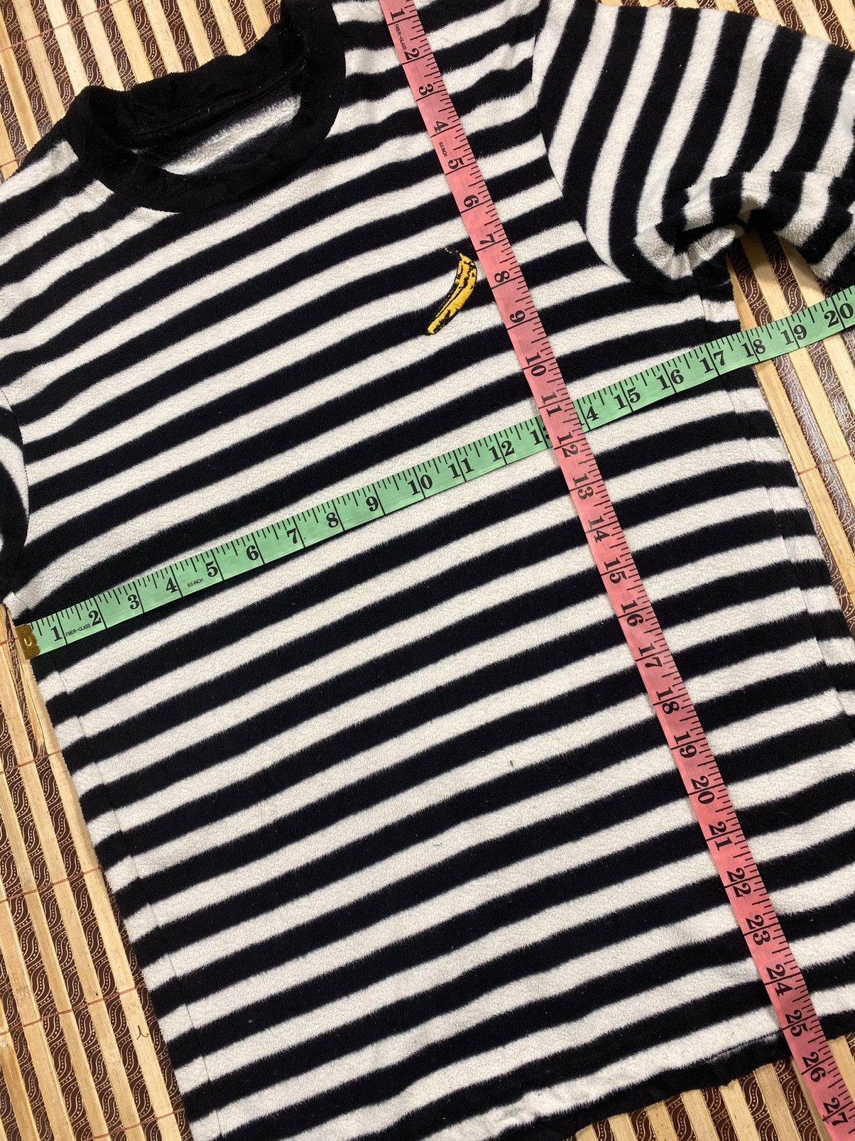Andy Warhol Andy Warhorl X Uniqlo Stripes Fleece Longsleeve Size US S / EU 44-46 / 1 - 5 Thumbnail