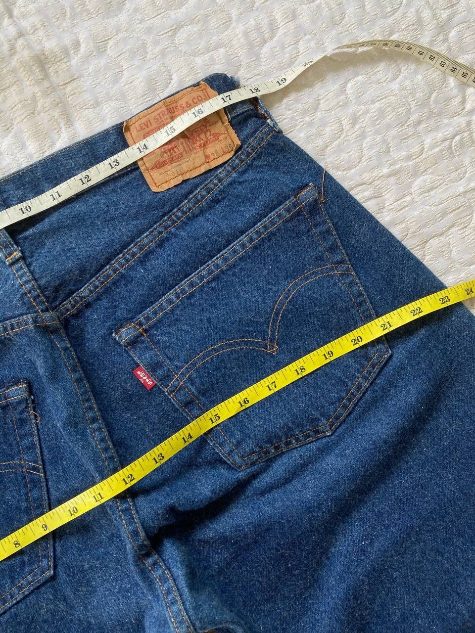 Levi's True Vintage 70s/80s Levis 501 Small E Selvedge Jeans Size US 35 - 9 Thumbnail