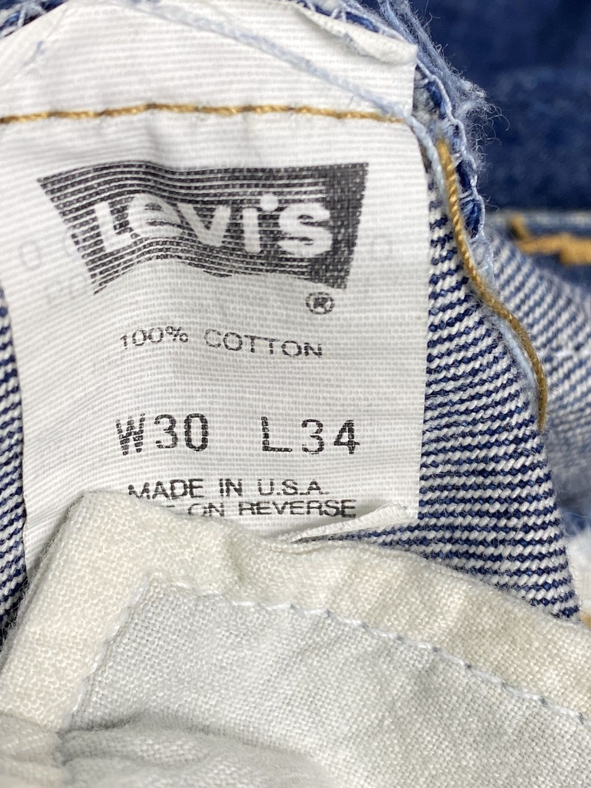 Levi's × Vintage Vintage 90s Levis 501 Jeans Size 30" / US 8 / IT 44 - 8 Thumbnail