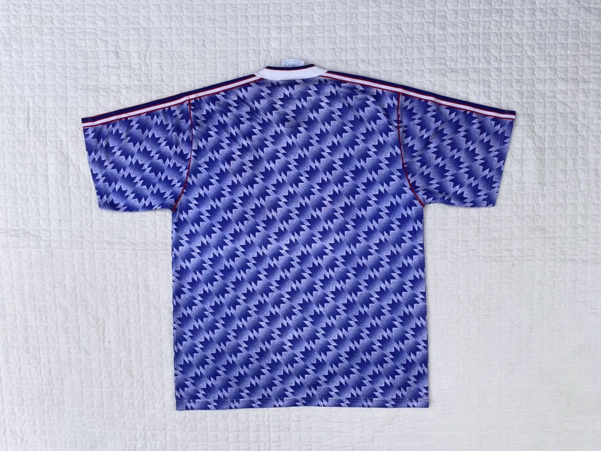 Vintage Vintage 80s Custom Manchester United Away Jersey Size US L / EU 52-54 / 3 - 2 Thumbnail