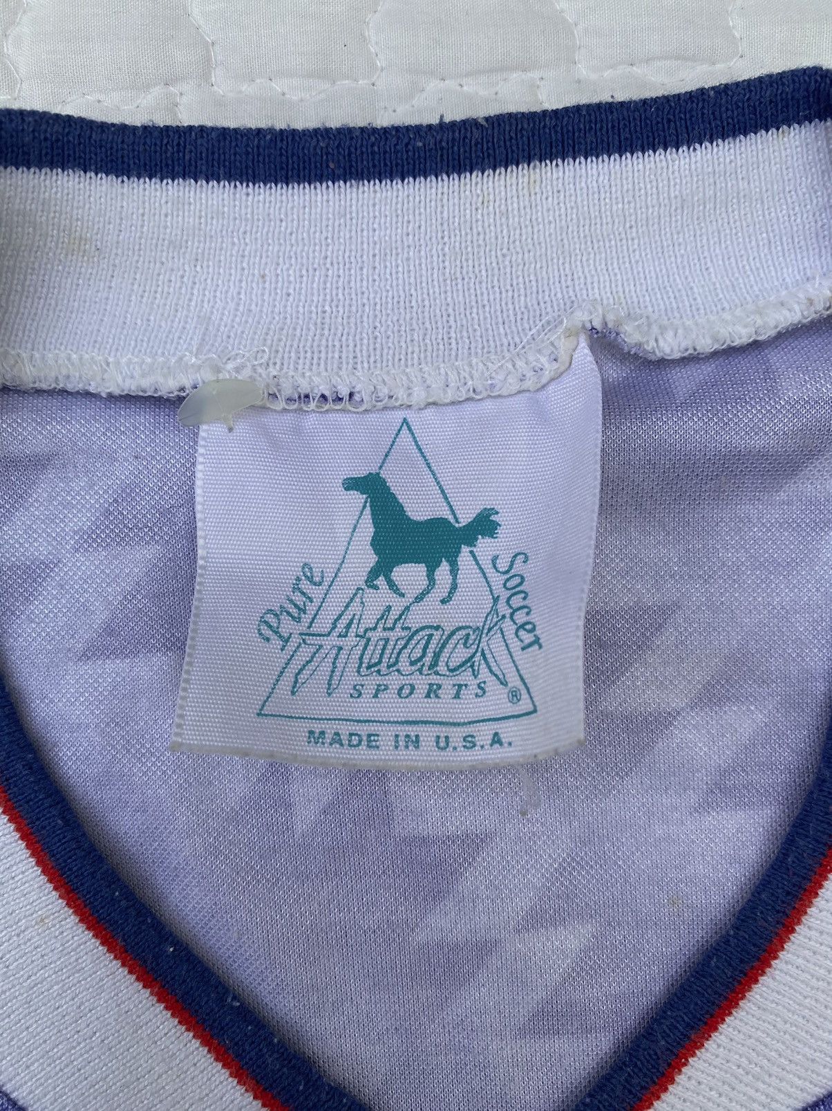 Vintage Vintage 80s Custom Manchester United Away Jersey Size US L / EU 52-54 / 3 - 4 Thumbnail