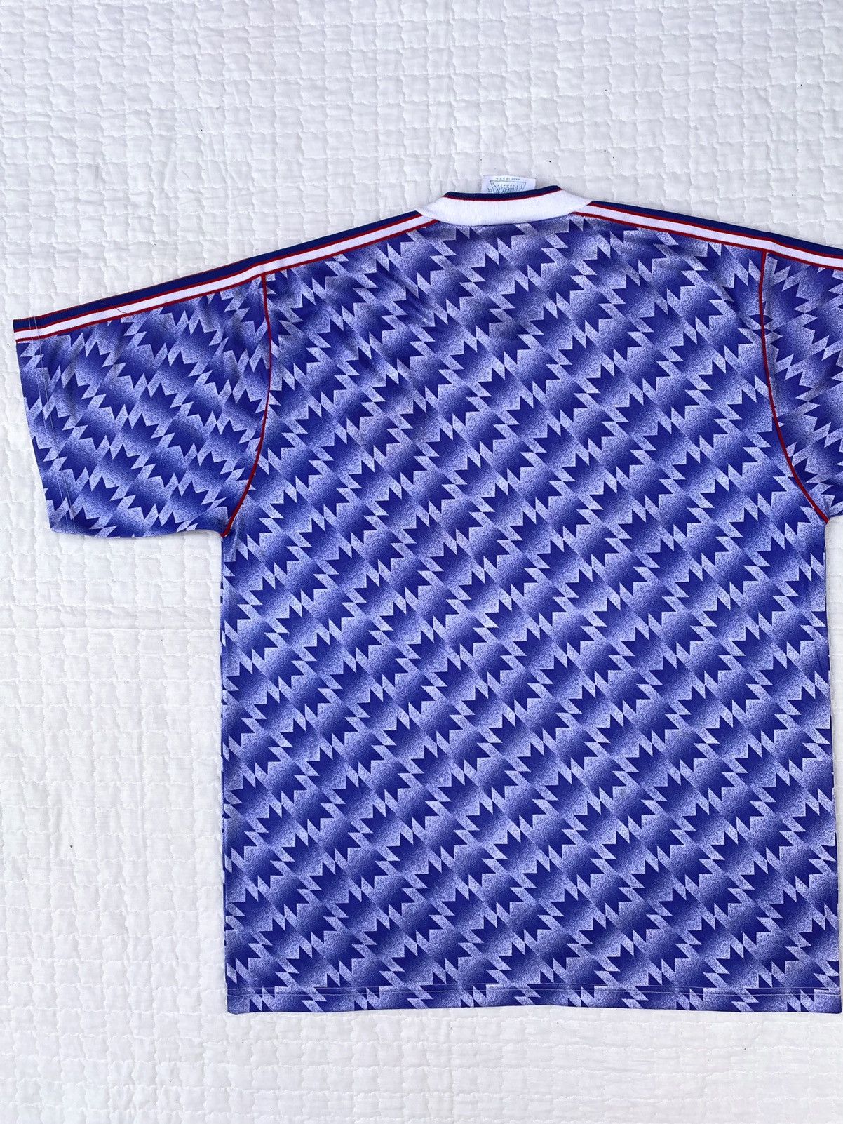 Vintage Vintage 80s Custom Manchester United Away Jersey Size US L / EU 52-54 / 3 - 11 Thumbnail