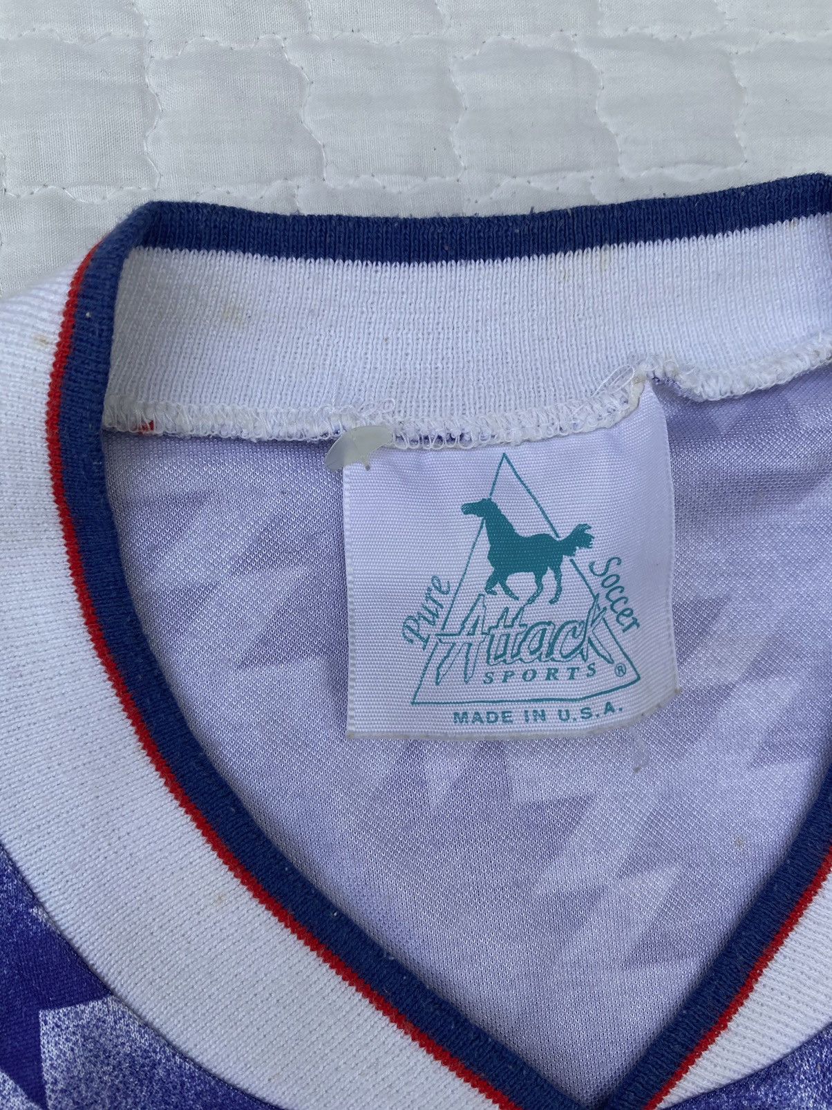 Vintage Vintage 80s Custom Manchester United Away Jersey Size US L / EU 52-54 / 3 - 8 Thumbnail