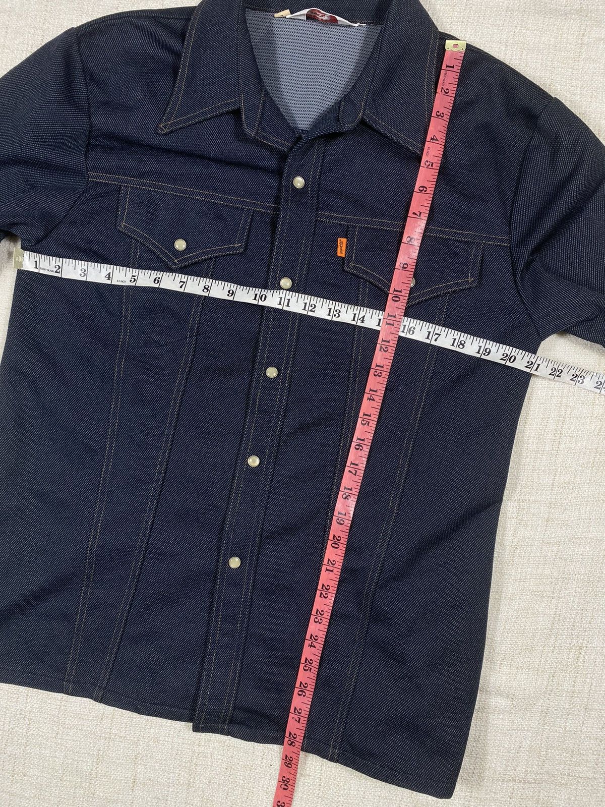 Levi's × Vintage Vintage 70s Levis Orange Tag Western Snap Button Jacket Size US L / EU 52-54 / 3 - 11 Thumbnail