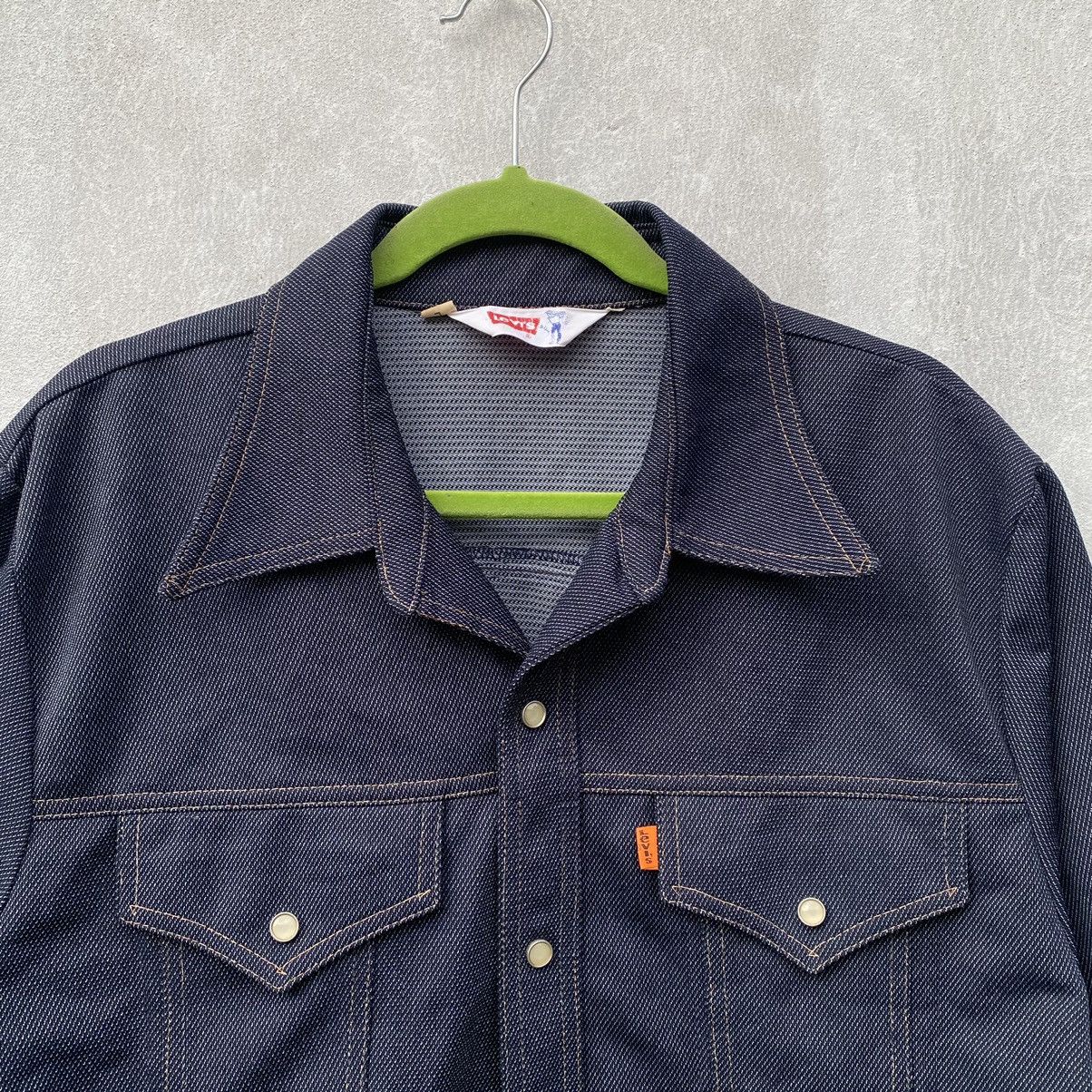 Levi's × Vintage Vintage 70s Levis Orange Tag Western Snap Button Jacket Size US L / EU 52-54 / 3 - 3 Thumbnail