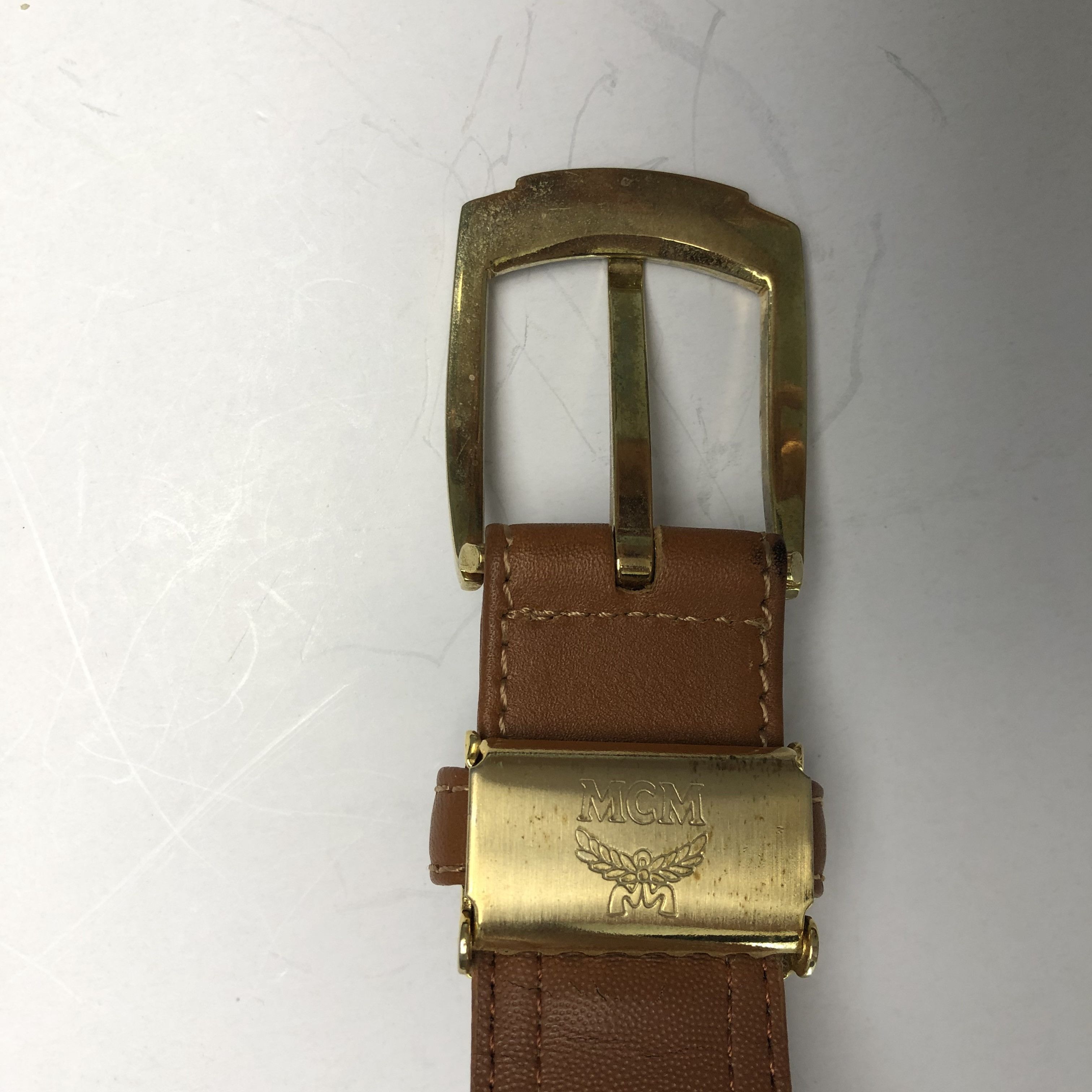 Old mcm belt best sale