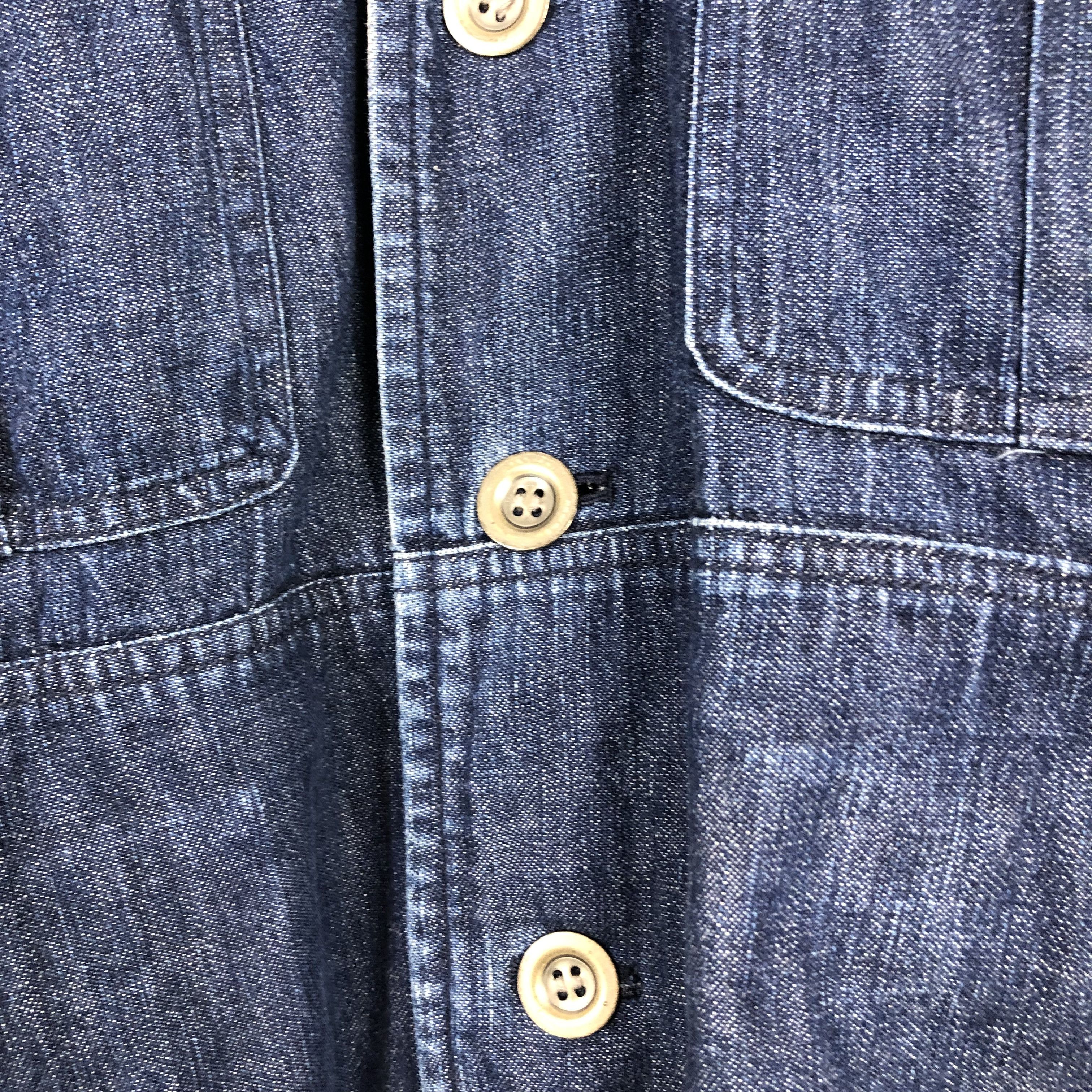 Issey Miyake × Tsumori Chisato × Vintage Vintage Chisato Tsumori Big Logo Denim Jacket Size US XXL / EU 58 / 5 - 6 Thumbnail
