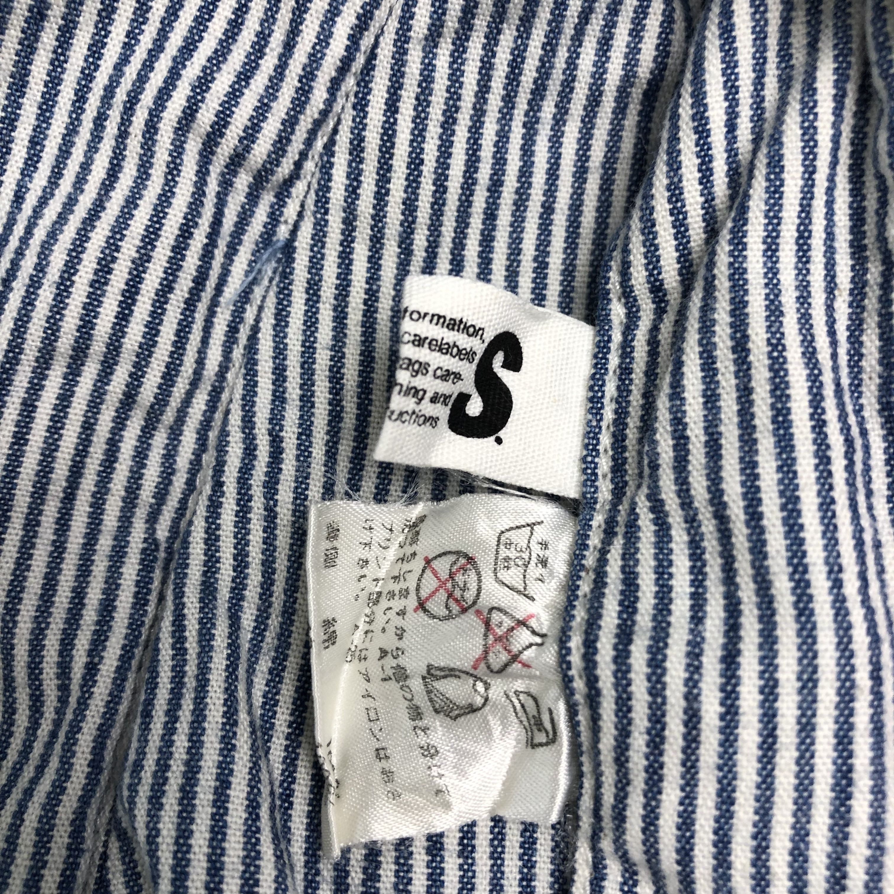 Issey Miyake × Tsumori Chisato × Vintage Vintage Chisato Tsumori Big Logo Denim Jacket Size US XXL / EU 58 / 5 - 9 Thumbnail