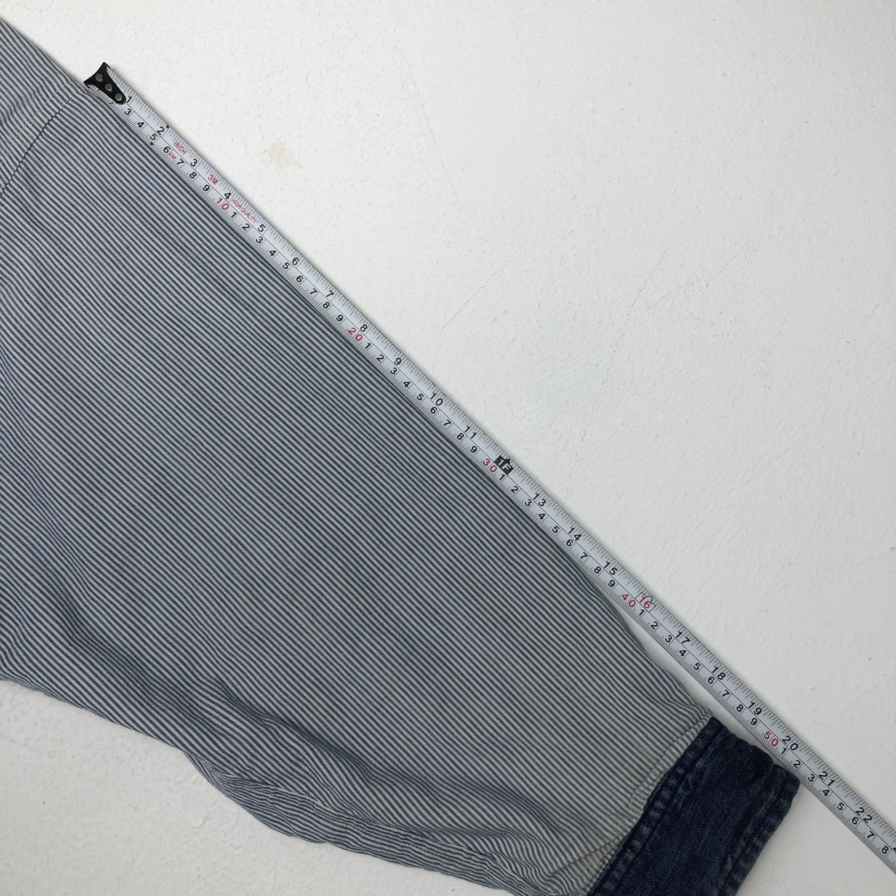 Issey Miyake × Tsumori Chisato × Vintage Vintage Chisato Tsumori Big Logo Denim Jacket Size US XXL / EU 58 / 5 - 12 Thumbnail